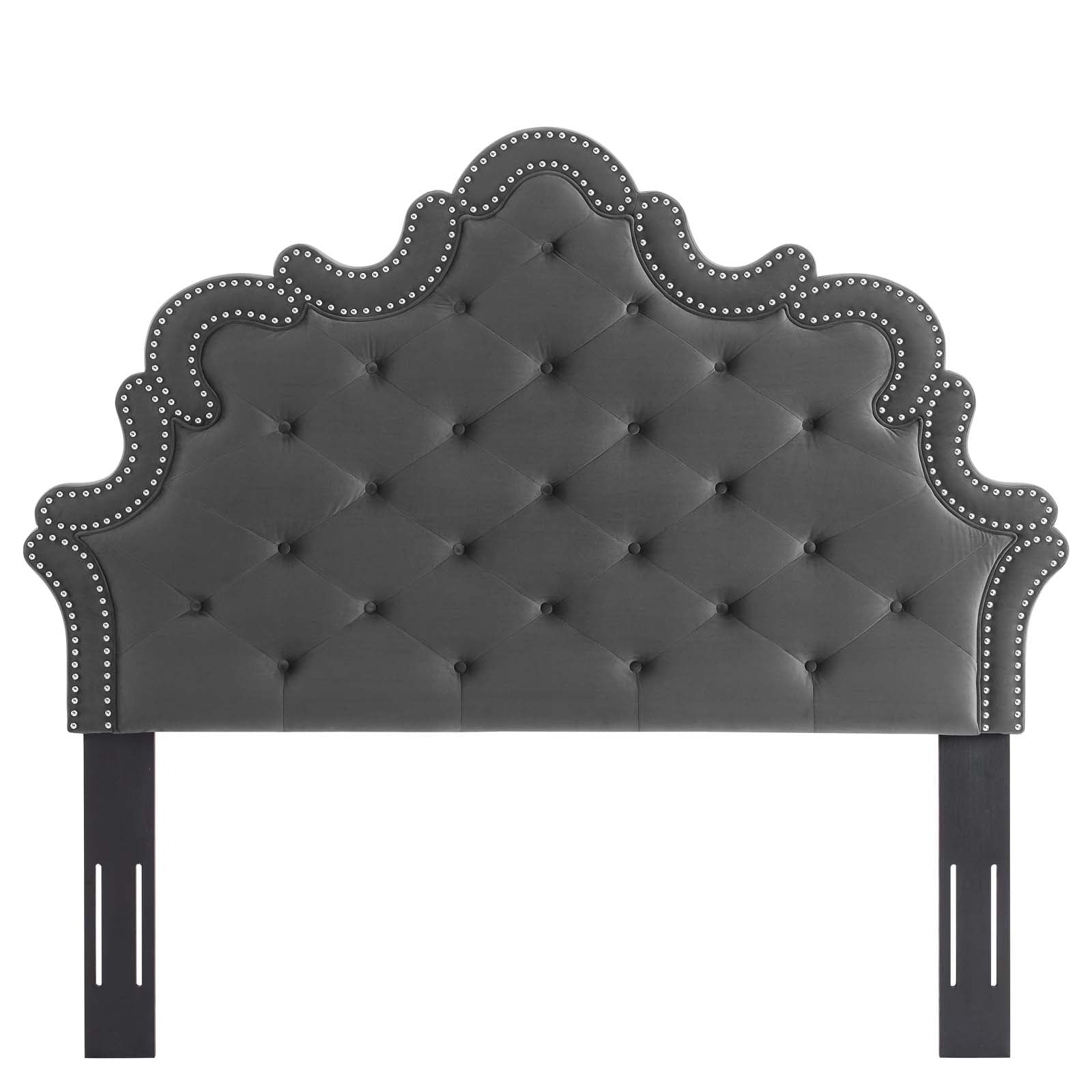 Arabella Button-Tufted Performance Velvet King/California King Headboard By Modway | Headboards - 4