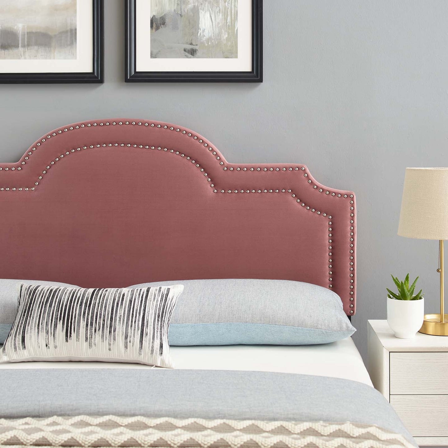 Belinda Performance Velvet Twin Headboard By Modway | Headboards - 16