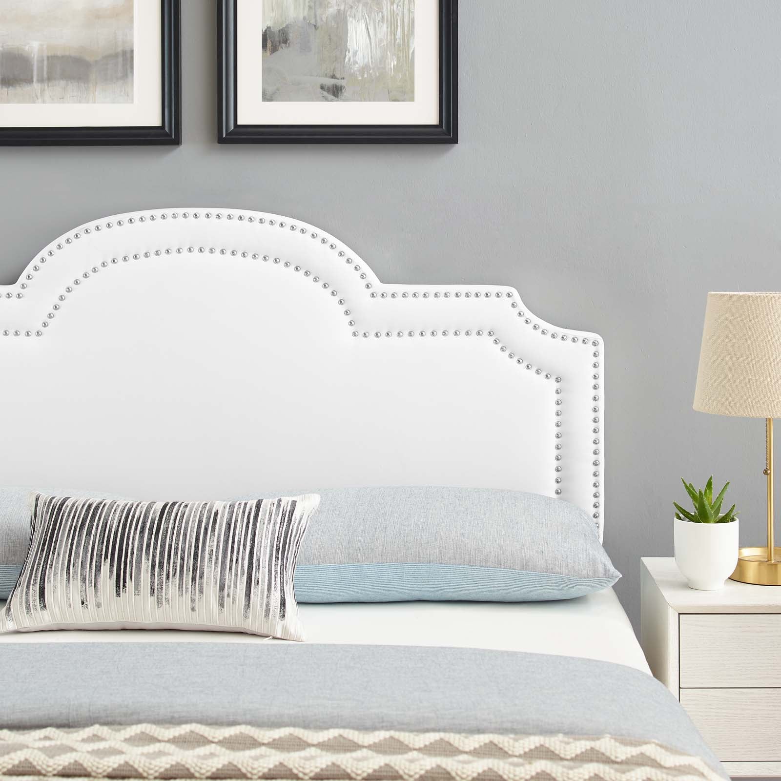 Belinda Performance Velvet Full/Queen Headboard By Modway | Headboards - 32