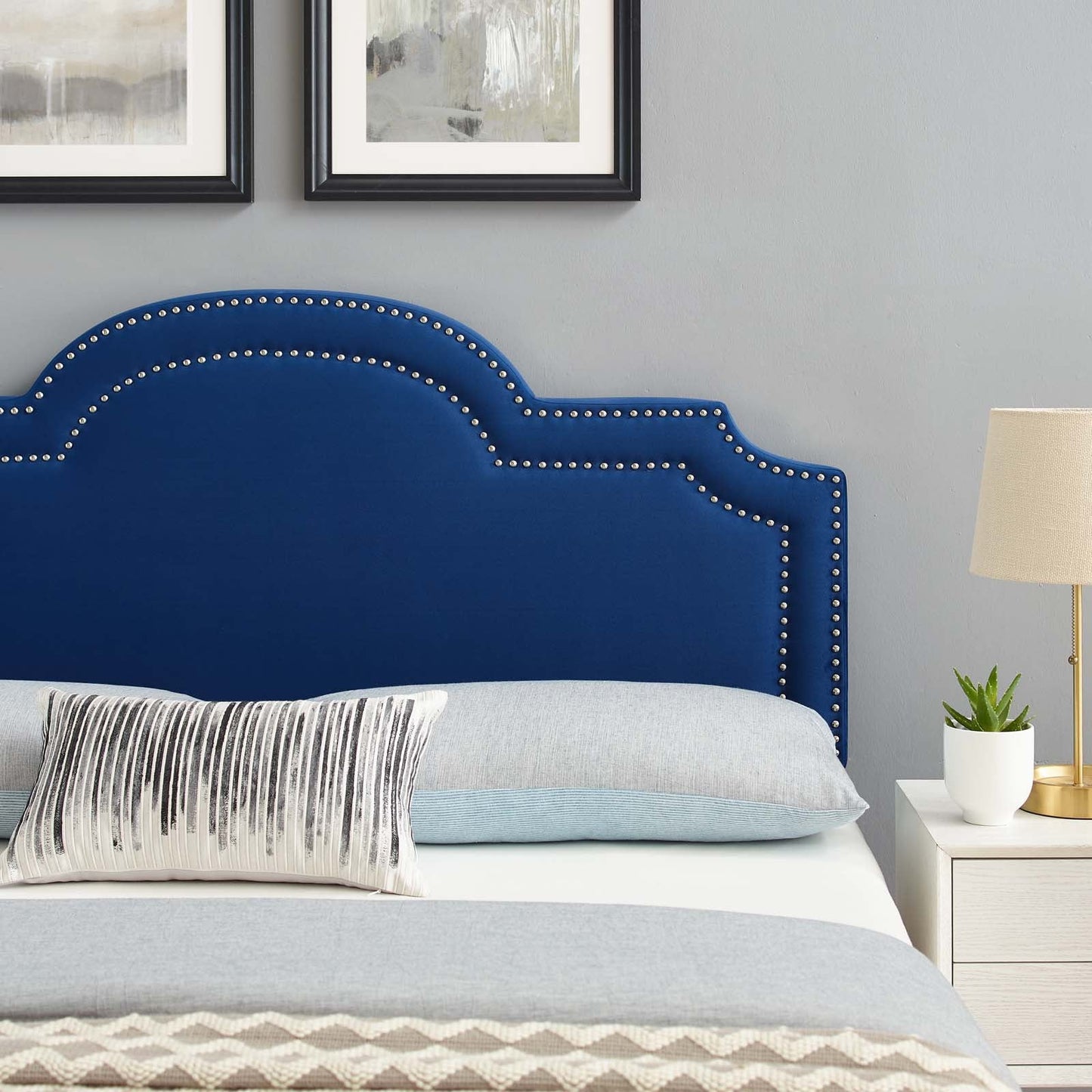 Belinda Performance Velvet King/California King Headboard By Modway | Headboards - 24