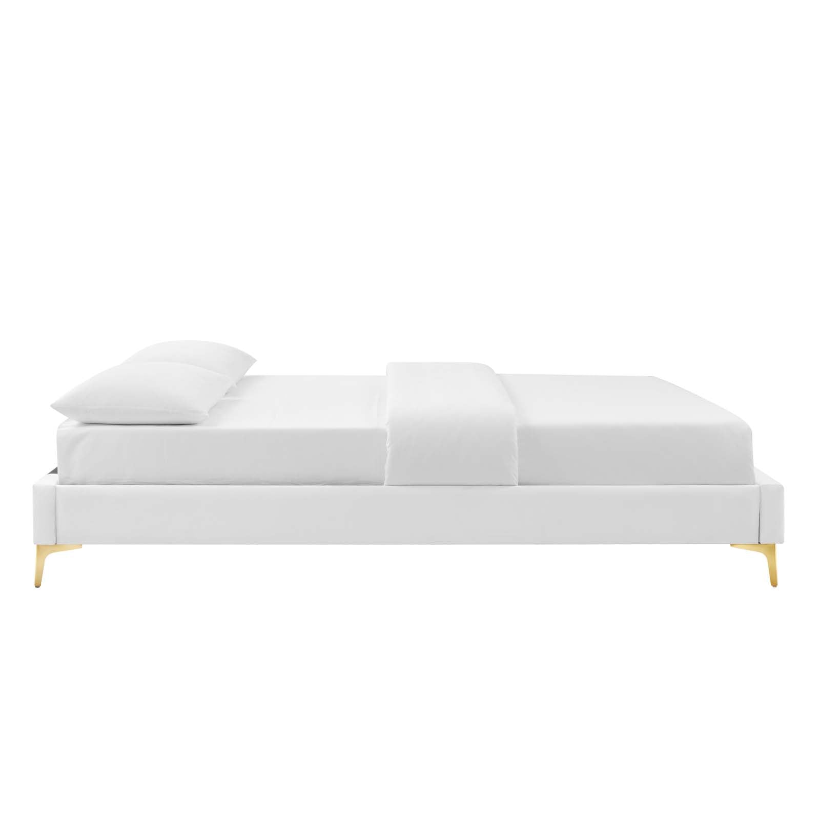 Reagan Queen Performance Velvet Platform Bed By Modway - MOD-6586 | Beds | Modishstore - 128