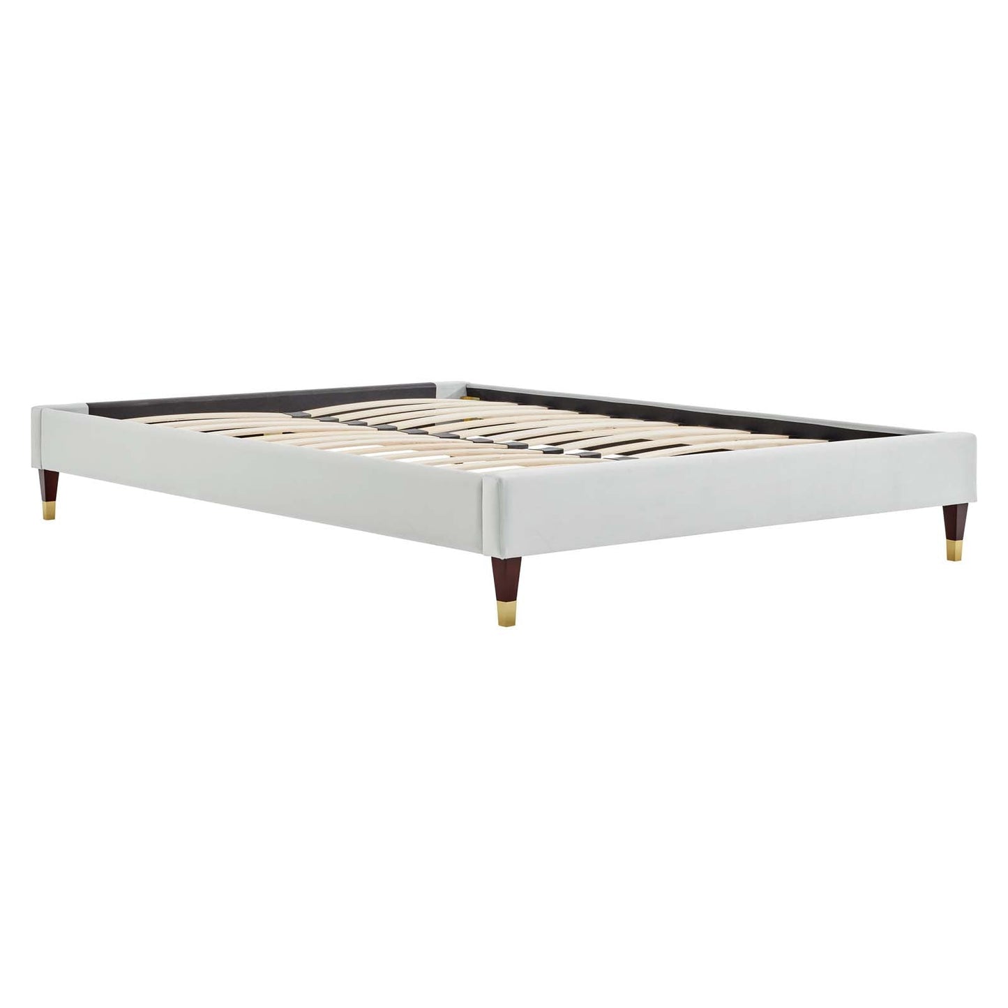 Reagan Queen Performance Velvet Platform Bed By Modway - MOD-6587 | Beds | Modishstore - 47