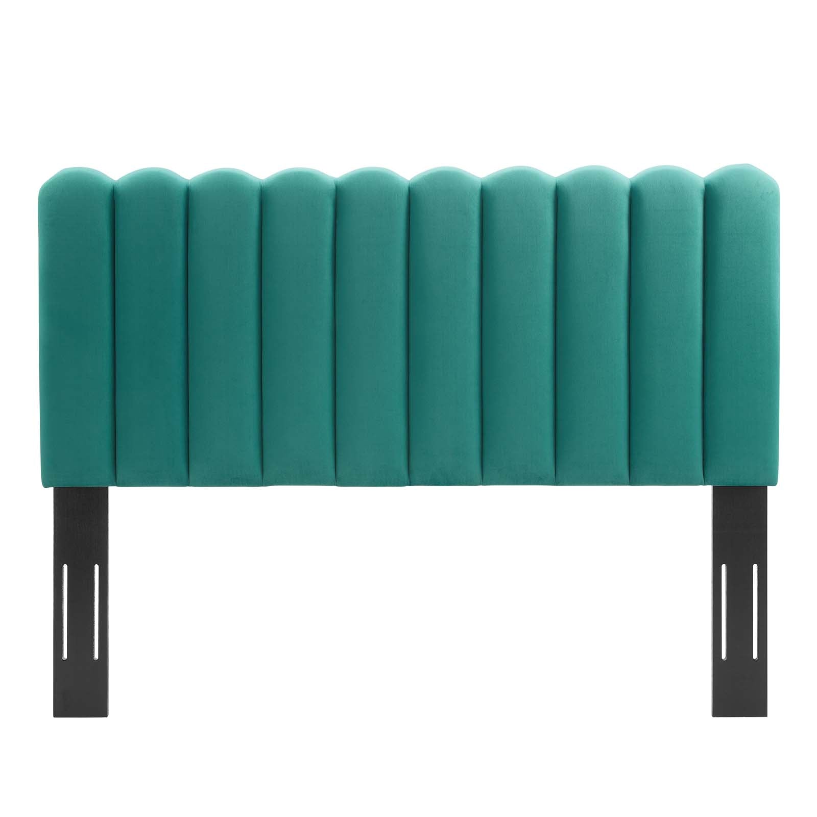 Reagan Queen Performance Velvet Platform Bed By Modway - MOD-6587 | Beds | Modishstore - 98