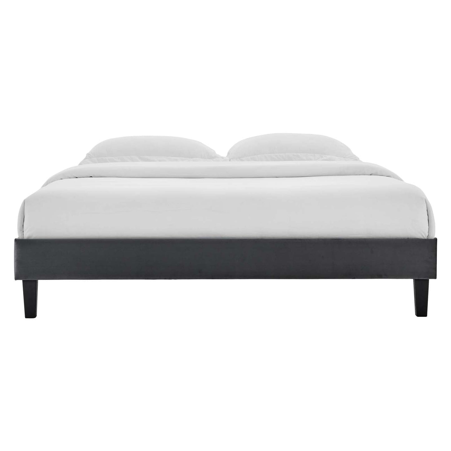 Reagan Queen Performance Velvet Platform Bed By Modway - MOD-6588 | Beds | Modishstore - 16