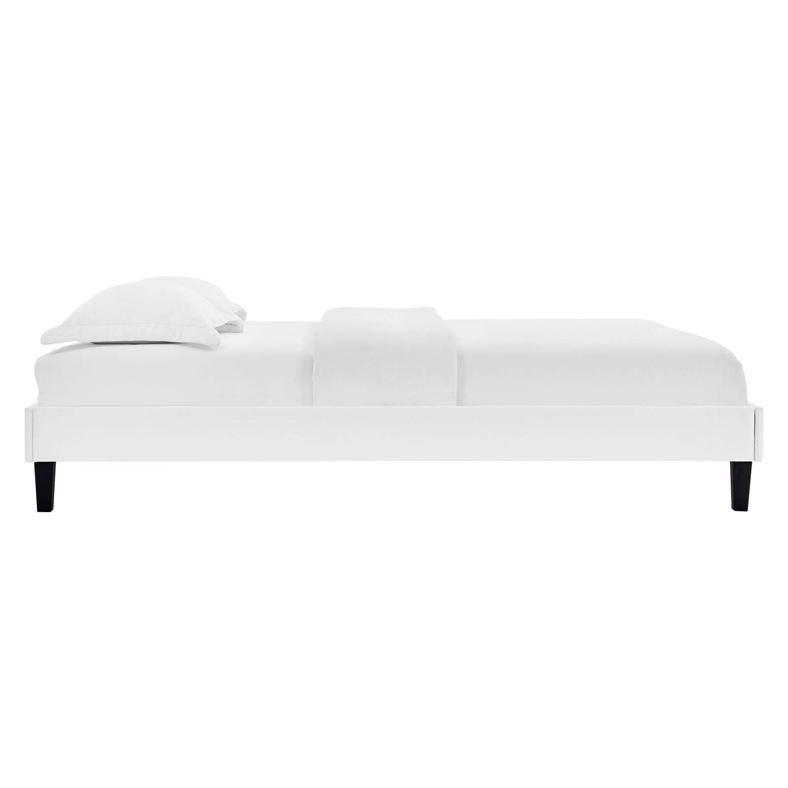 Reagan Queen Performance Velvet Platform Bed By Modway - MOD-6588 | Beds | Modishstore - 127