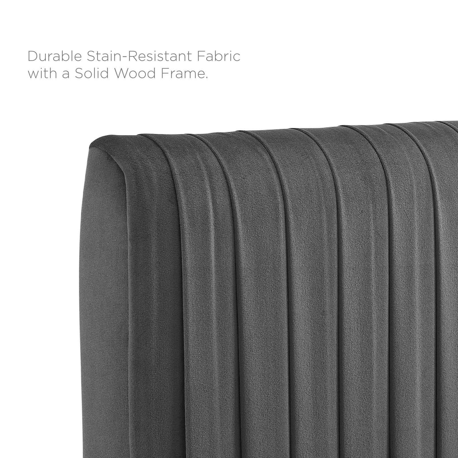 Modway Peyton Performance Velvet Queen Platform Bed | Beds | Modishstore-8
