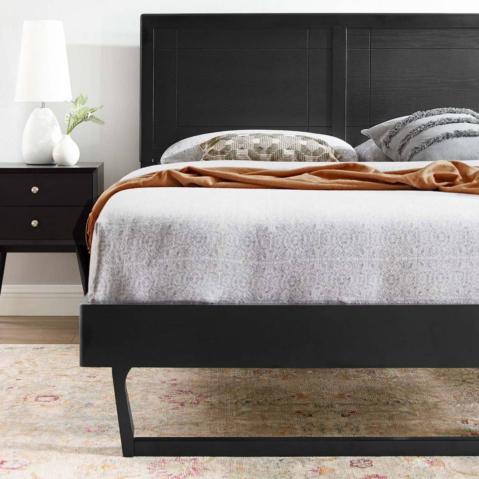 Modway Marlee Twin Wood Platform Bed With Angular Frame | Beds | Modishstore-10