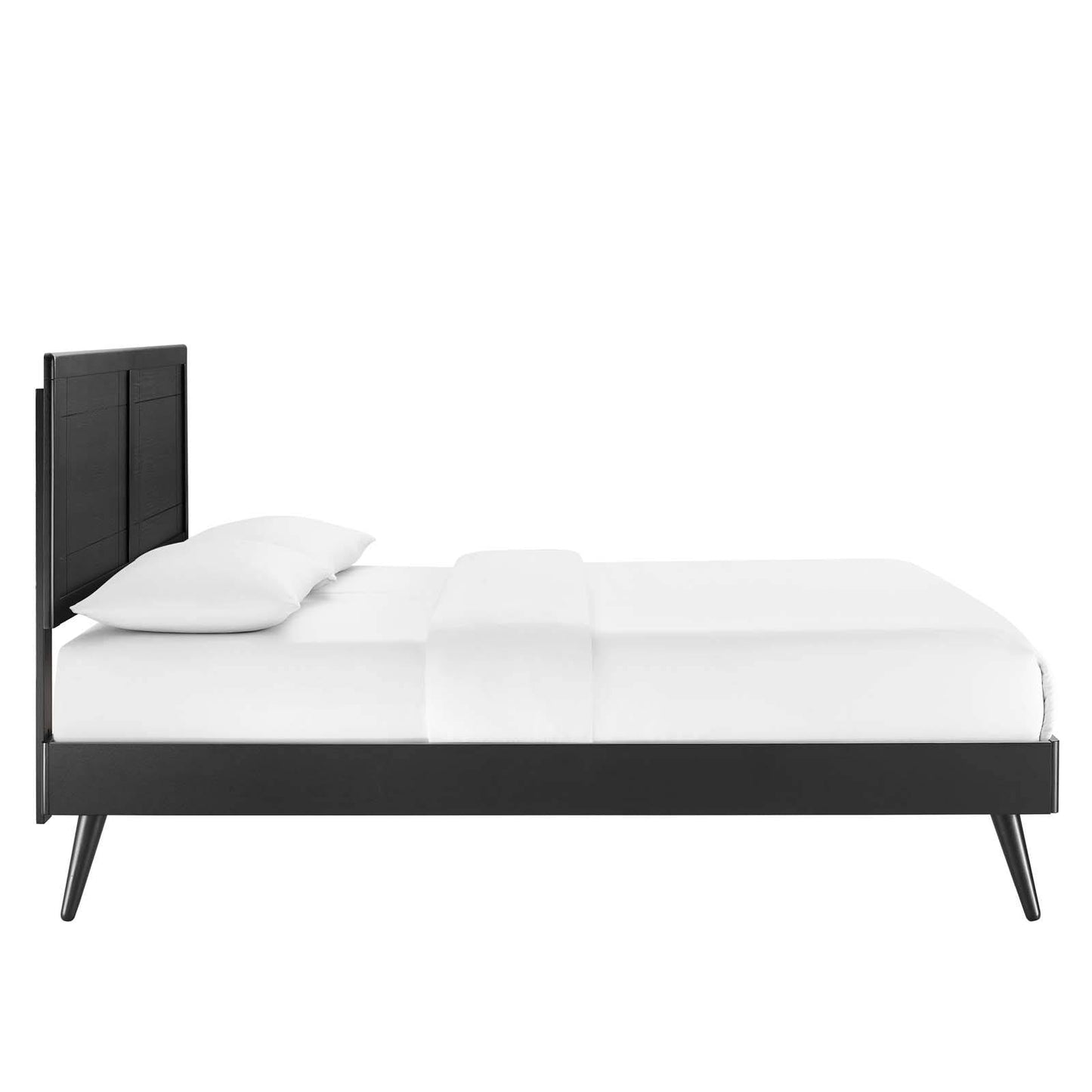 Modway Marlee King Wood Platform Bed With Splayed Legs | Beds | Modishstore-5