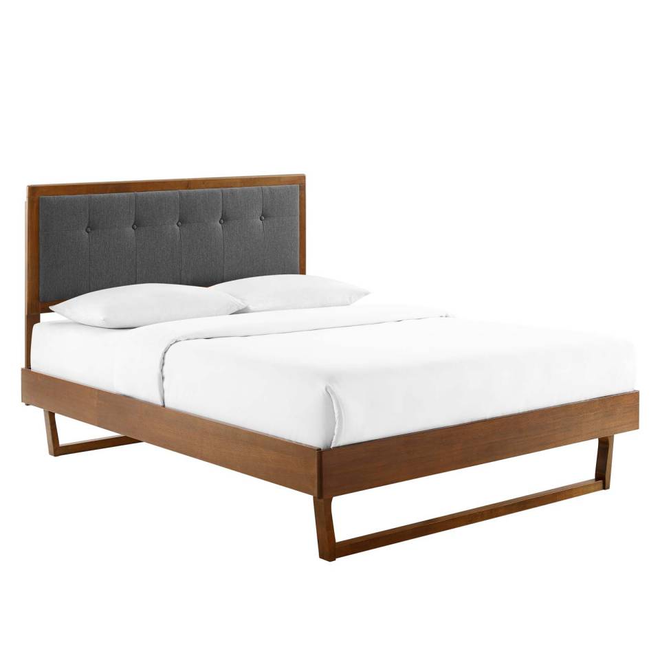 Modway Willow King Wood Platform Bed With Angular Frame | Beds | Modishstore-16