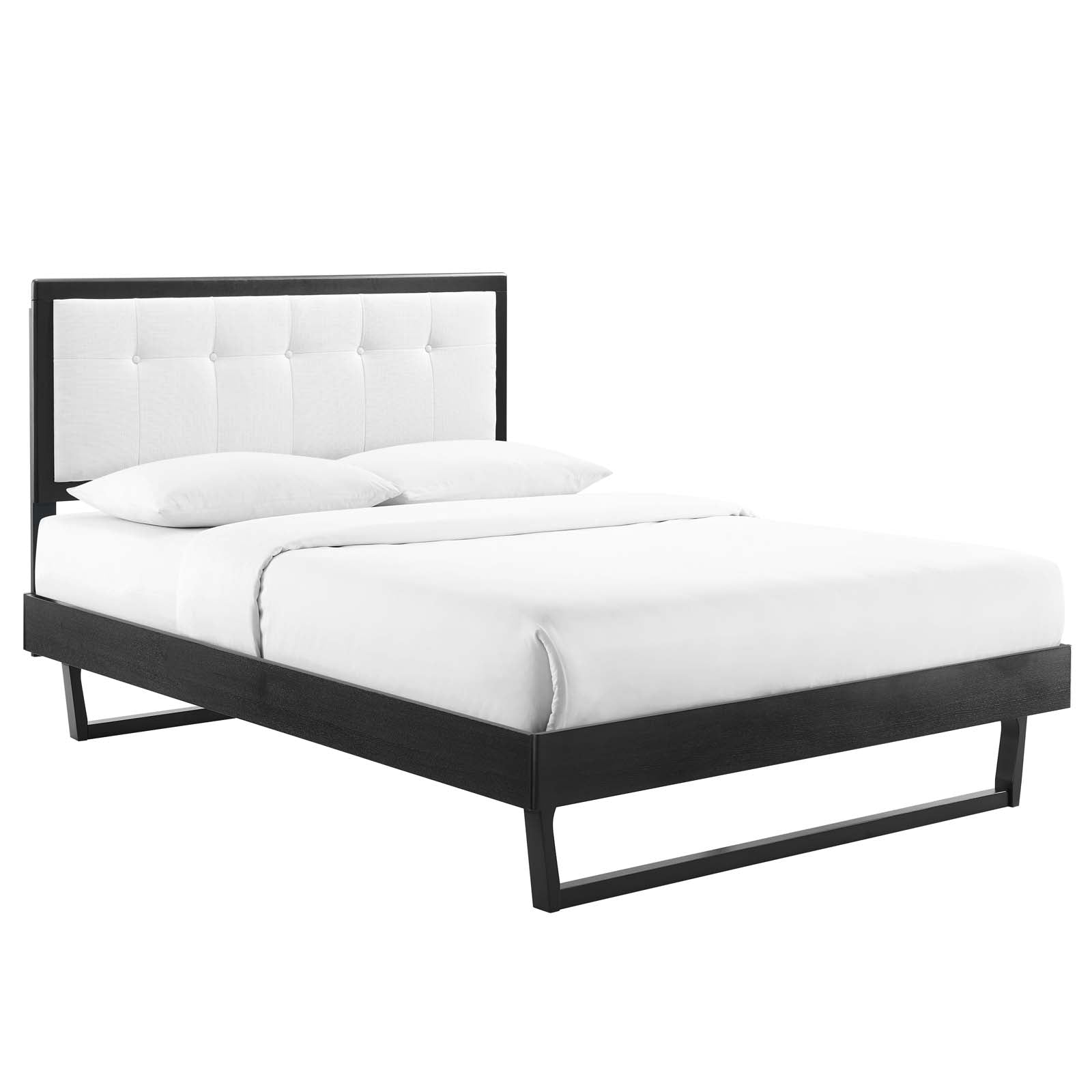 Willow Twin Wood Platform Bed With Angular Frame By Modway - MOD-6636 | Beds | Modishstore - 2