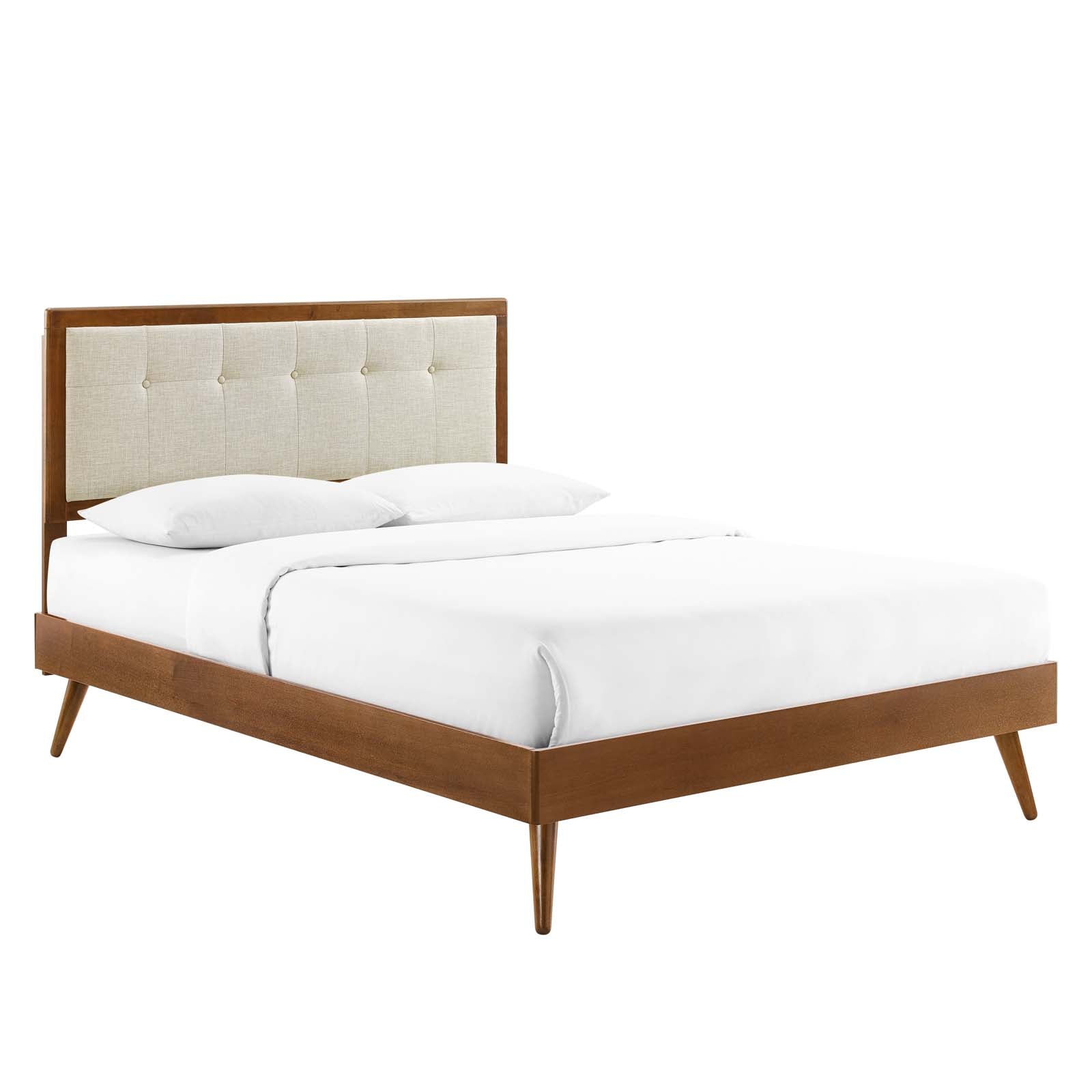 Willow Full Wood Platform Bed With Splayed Legs By Modway - MOD-6637 | Beds | Modishstore - 24