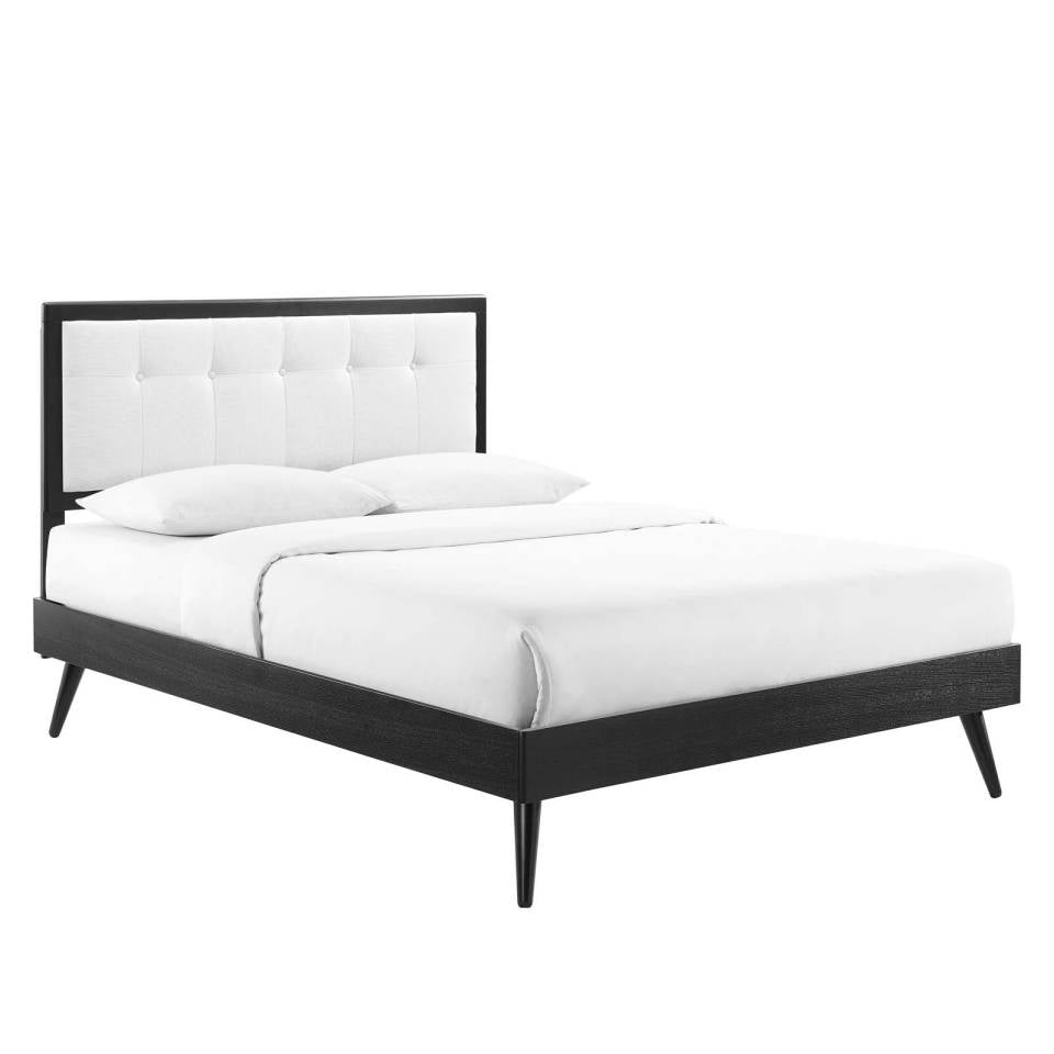 Modway Willow King Wood Platform Bed With Splayed Legs | Beds | Modishstore-12