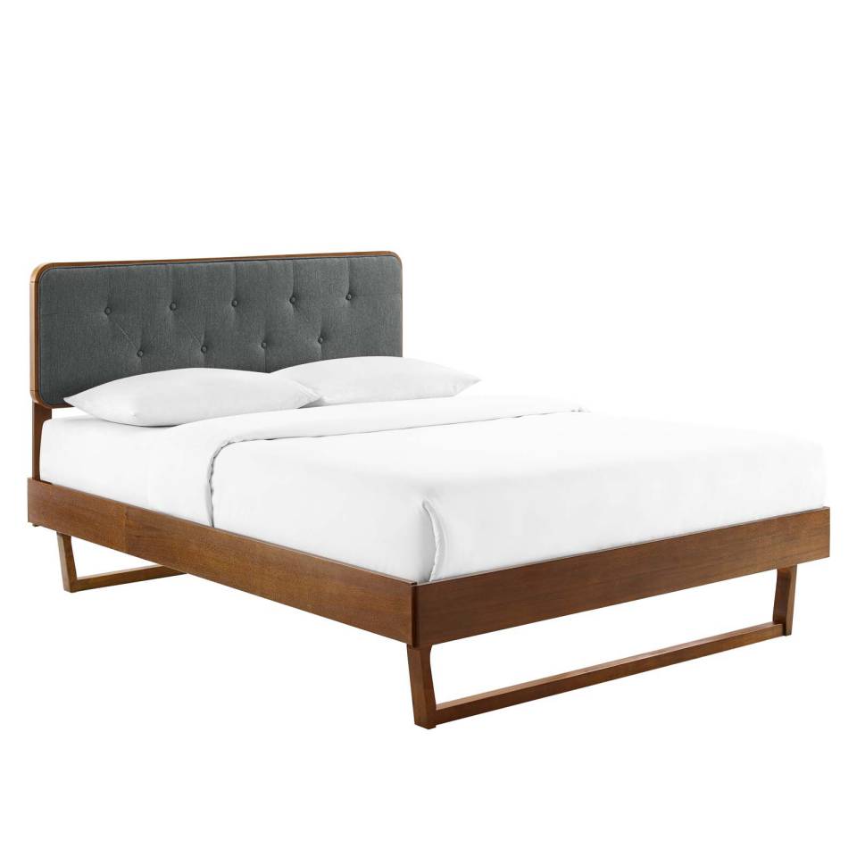 Modway Bridgette Full Wood Platform Bed With Angular Frame | Beds | 