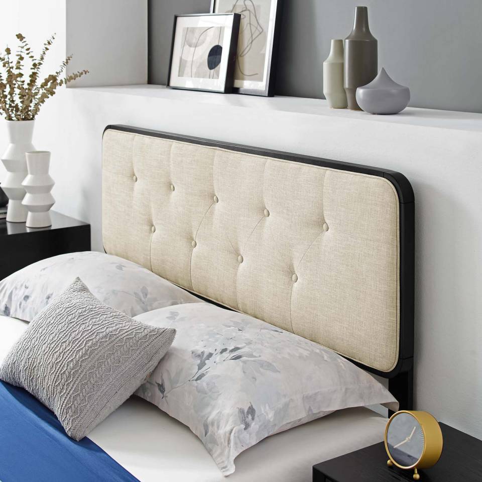 Modway Bridgette King Wood Platform Bed With Angular Frame | Beds | 
