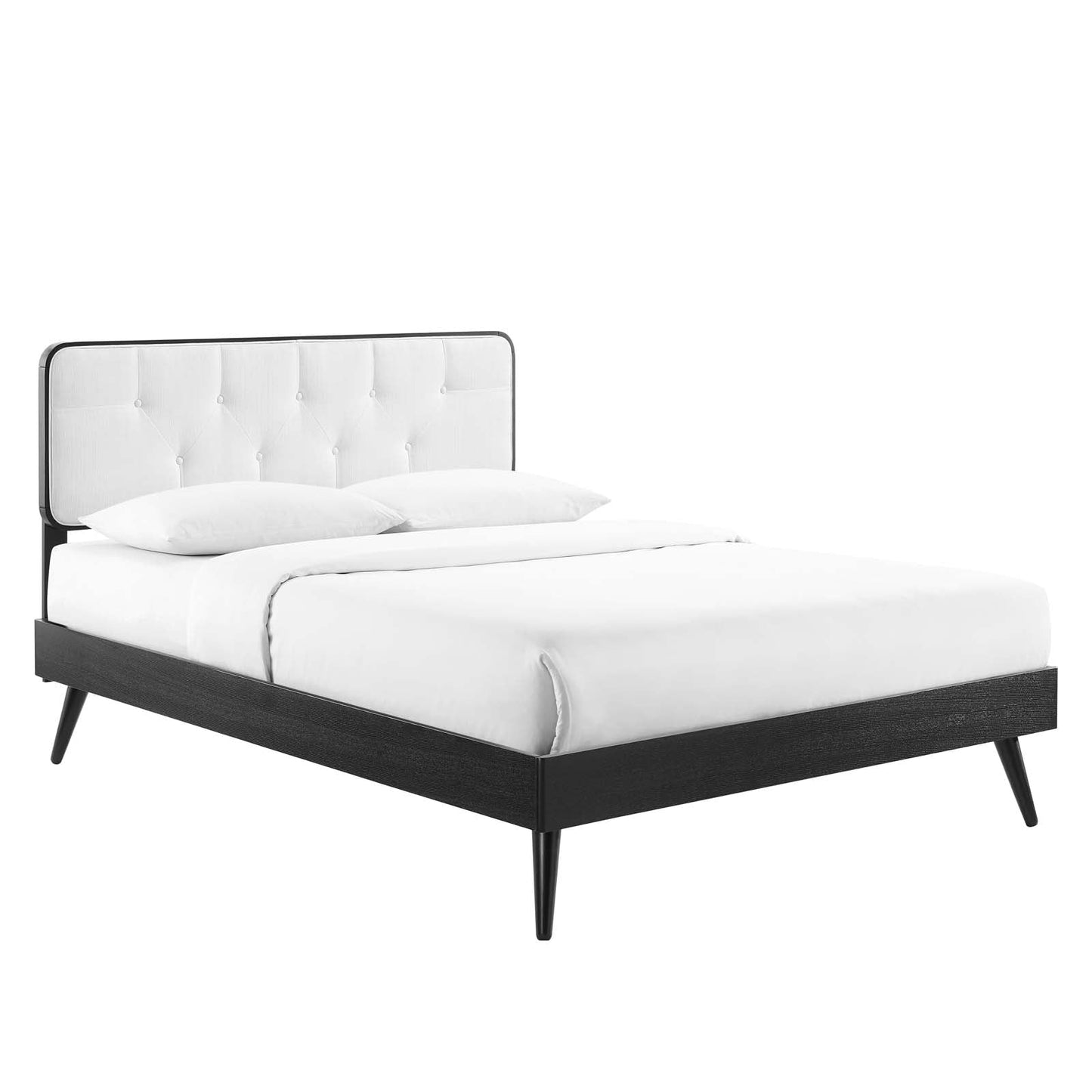 Modway Bridgette Full Wood Platform Bed With Splayed Legs - MOD-6646