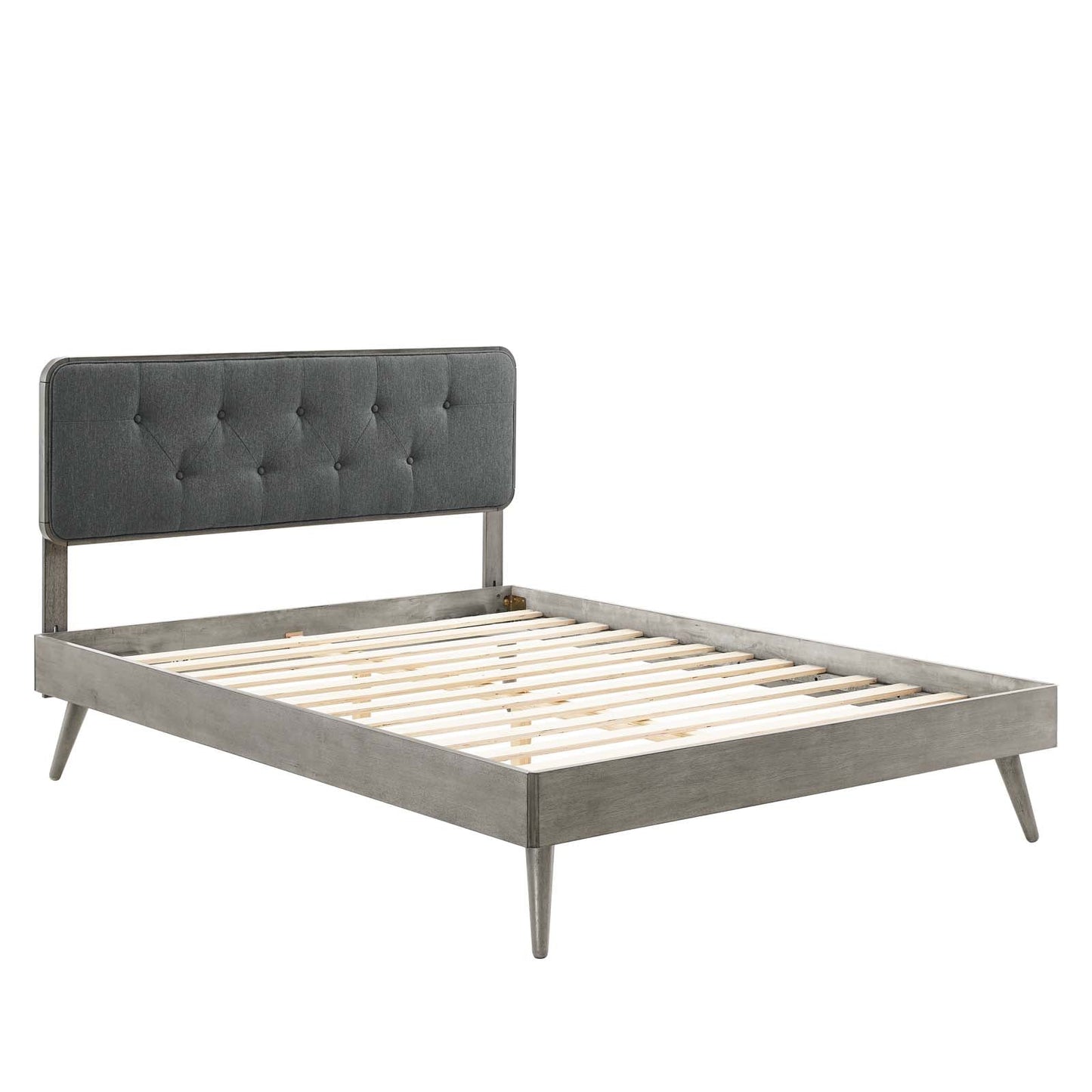 Modway Bridgette King Wood Platform Bed With Splayed Legs | Beds | 