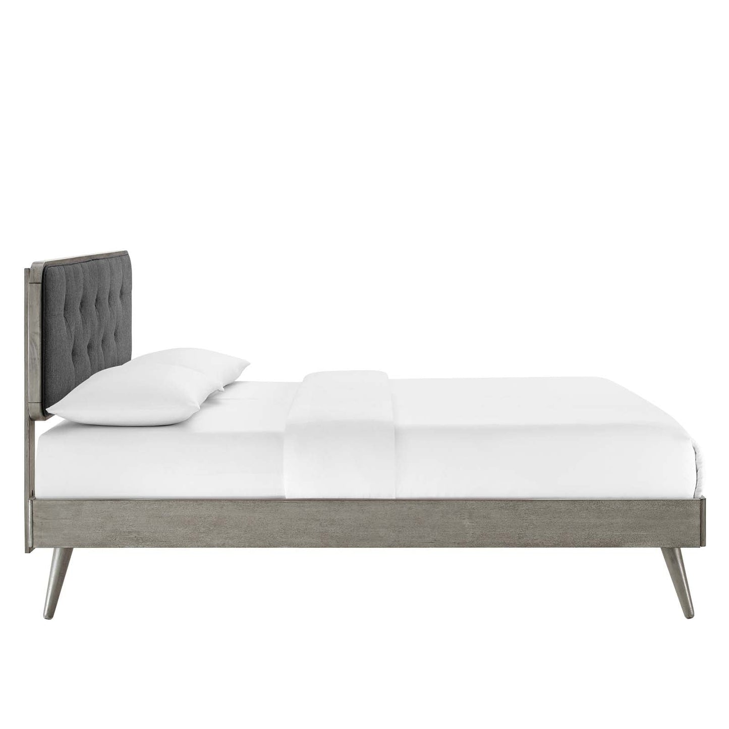 Modway Bridgette King Wood Platform Bed With Splayed Legs | Beds | 