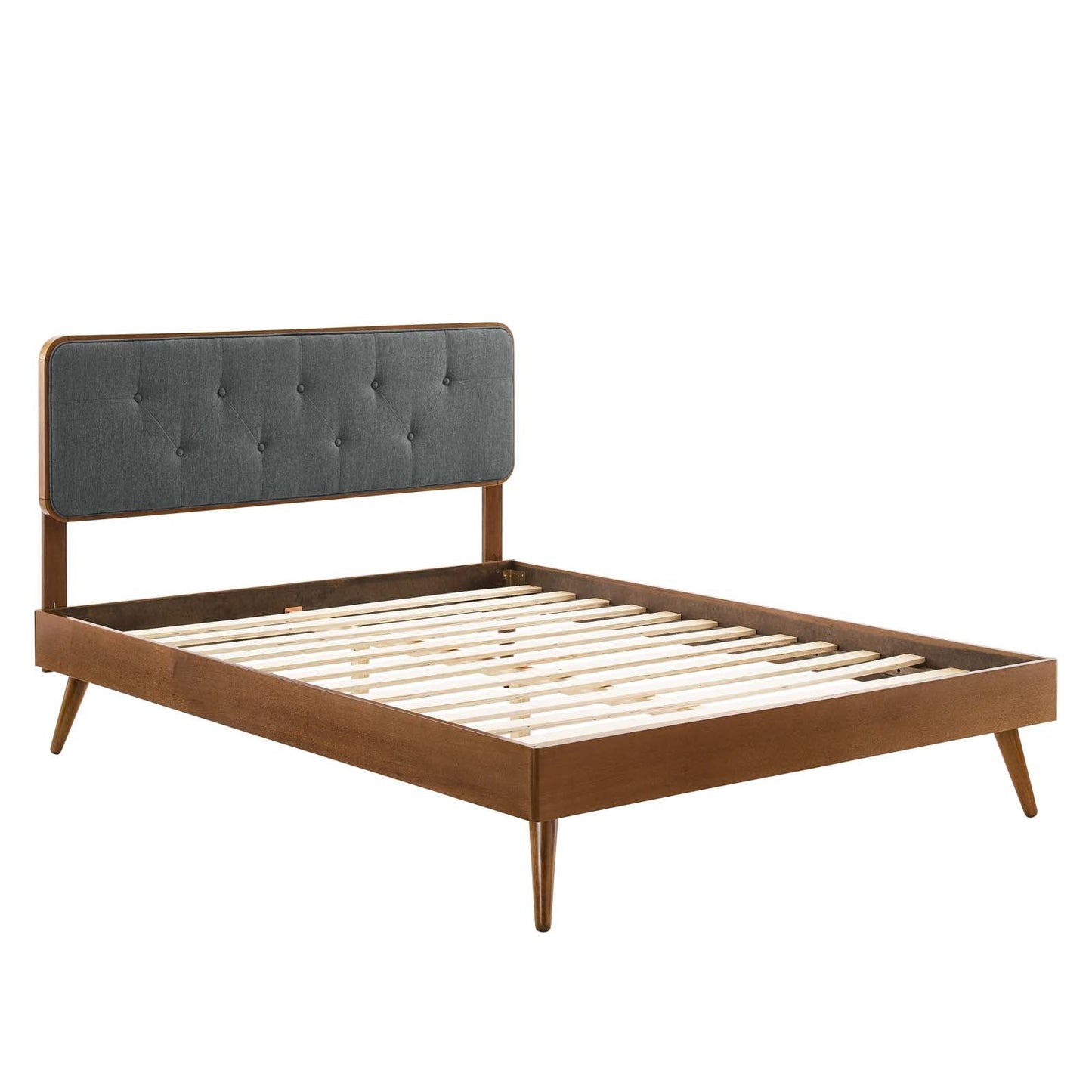Modway Bridgette King Wood Platform Bed With Splayed Legs | Beds | 