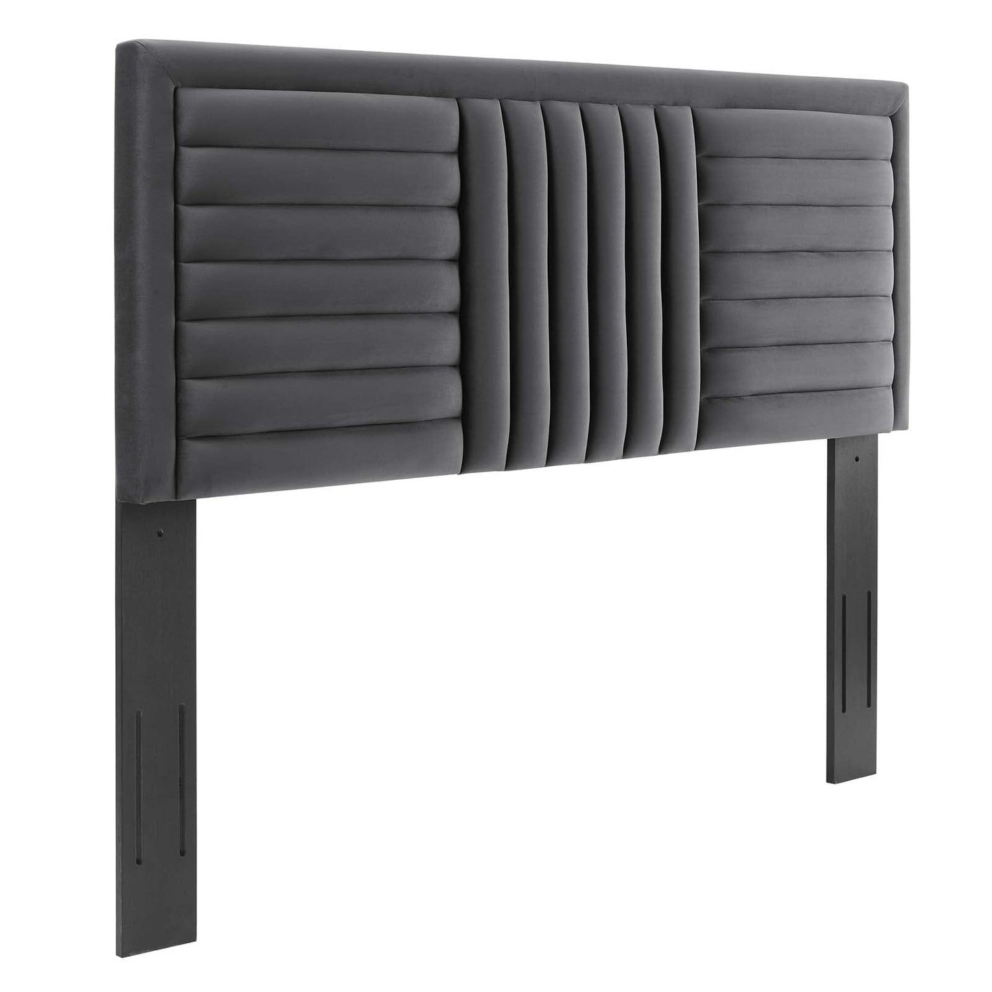 Believe Channel Tufted Performance Velvet Twin Headboard By Modway - MOD-6664 | Headboards - 2