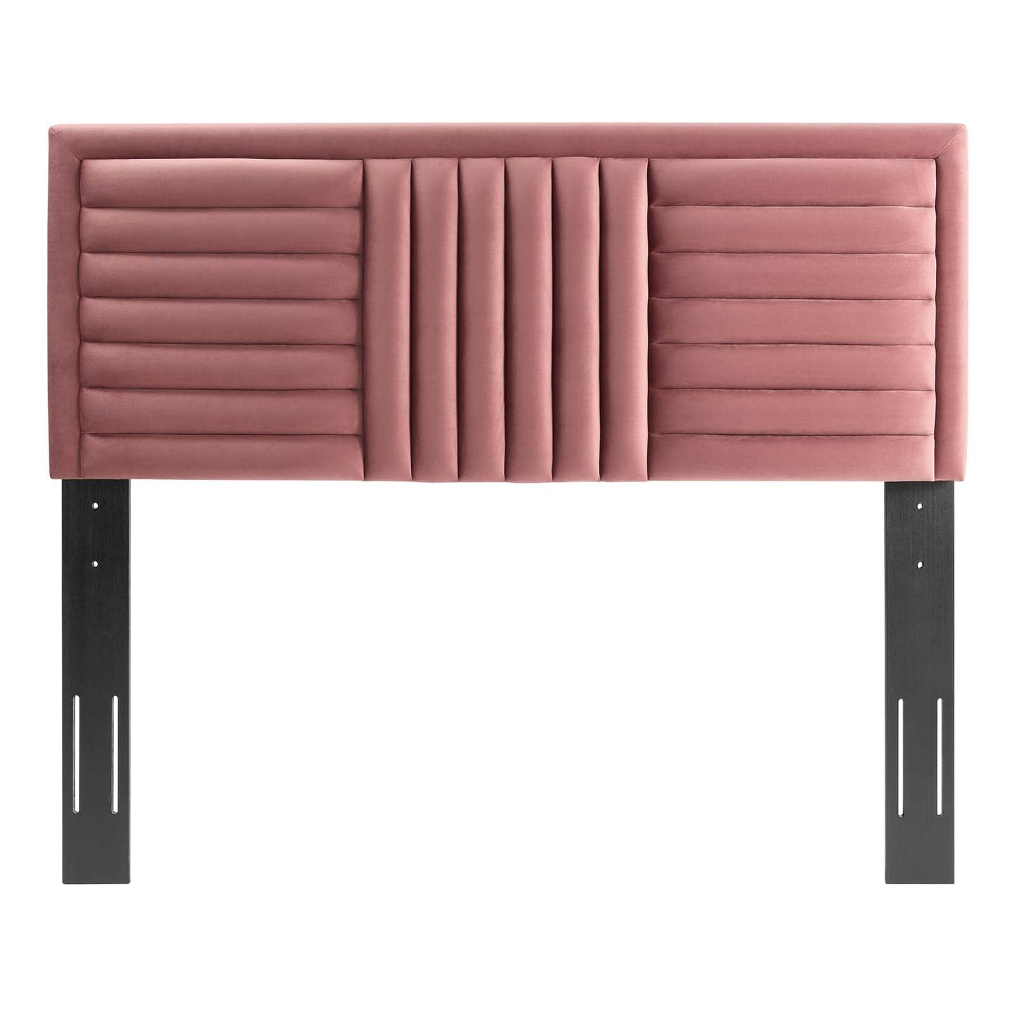 Believe Channel Tufted Performance Velvet Twin Headboard By Modway - MOD-6664 | Headboards - 12