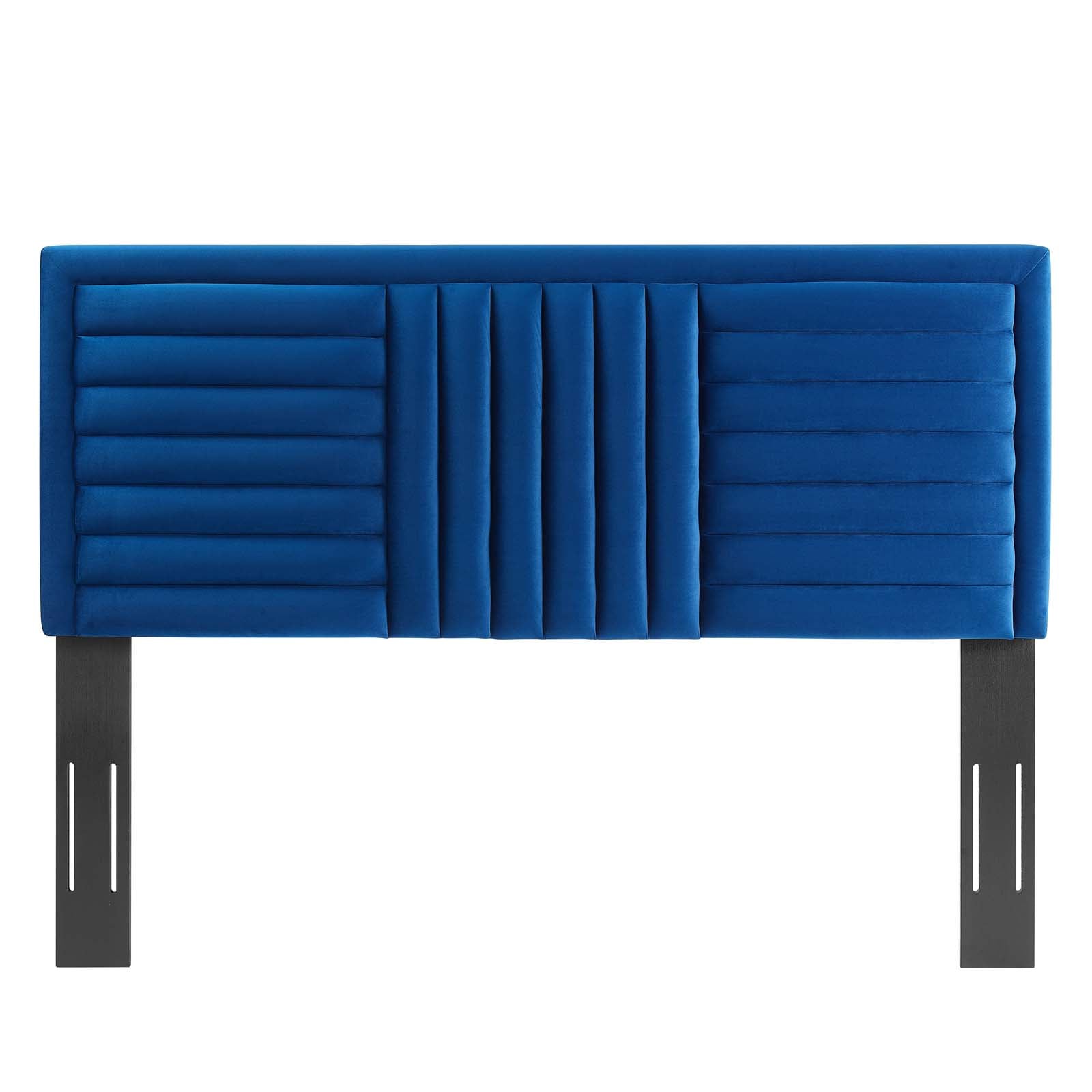 Believe Channel Tufted Performance Velvet Twin Headboard By Modway - MOD-6664 | Headboards - 19
