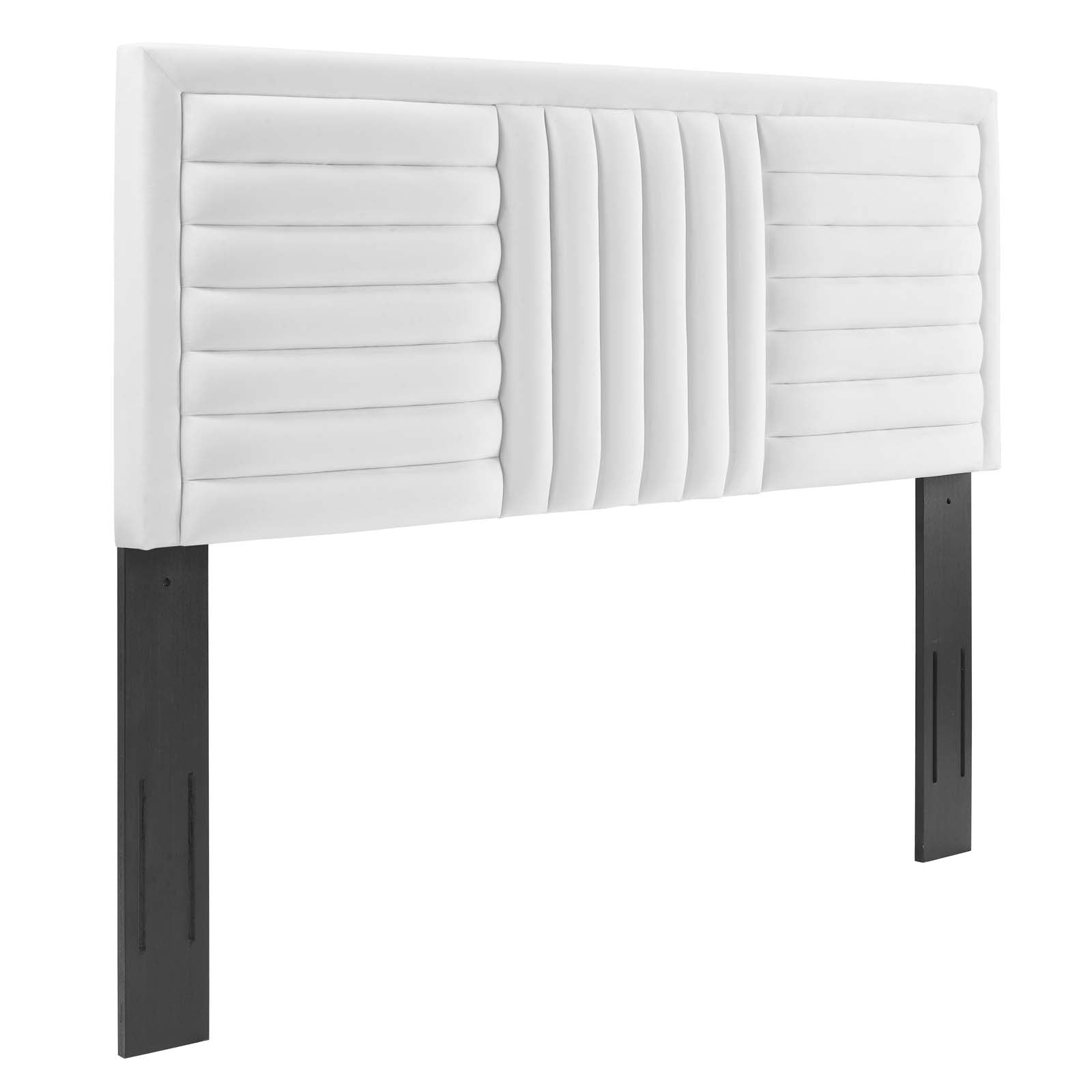 Believe Channel Tufted Performance Velvet Full/Queen Headboard By Modway - MOD-6665 | Headboards - 26