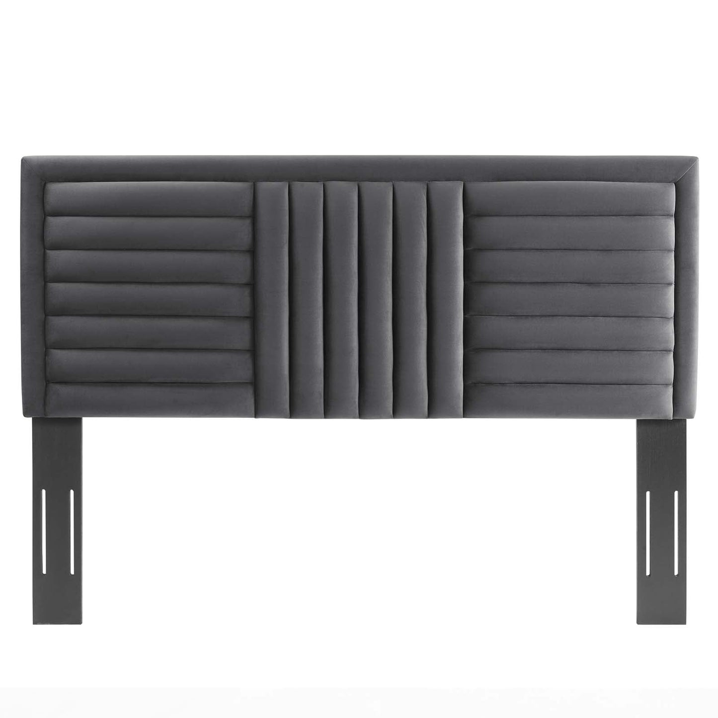 Believe Channel Tufted Performance Velvet King/California King Headboard By Modway - MOD-6666 | Headboards - 3