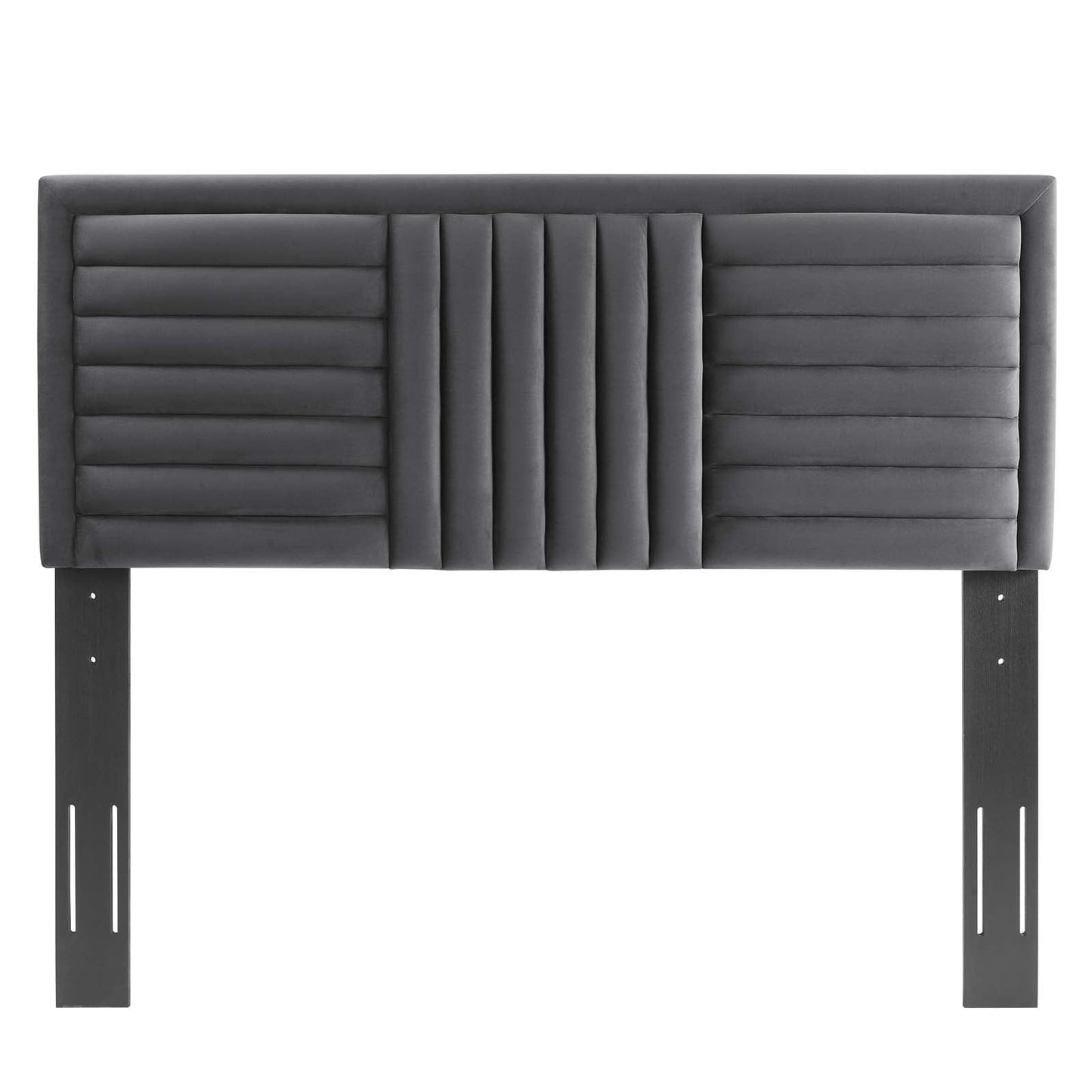 Believe Channel Tufted Performance Velvet King/California King Headboard By Modway - MOD-6666 | Headboards - 4