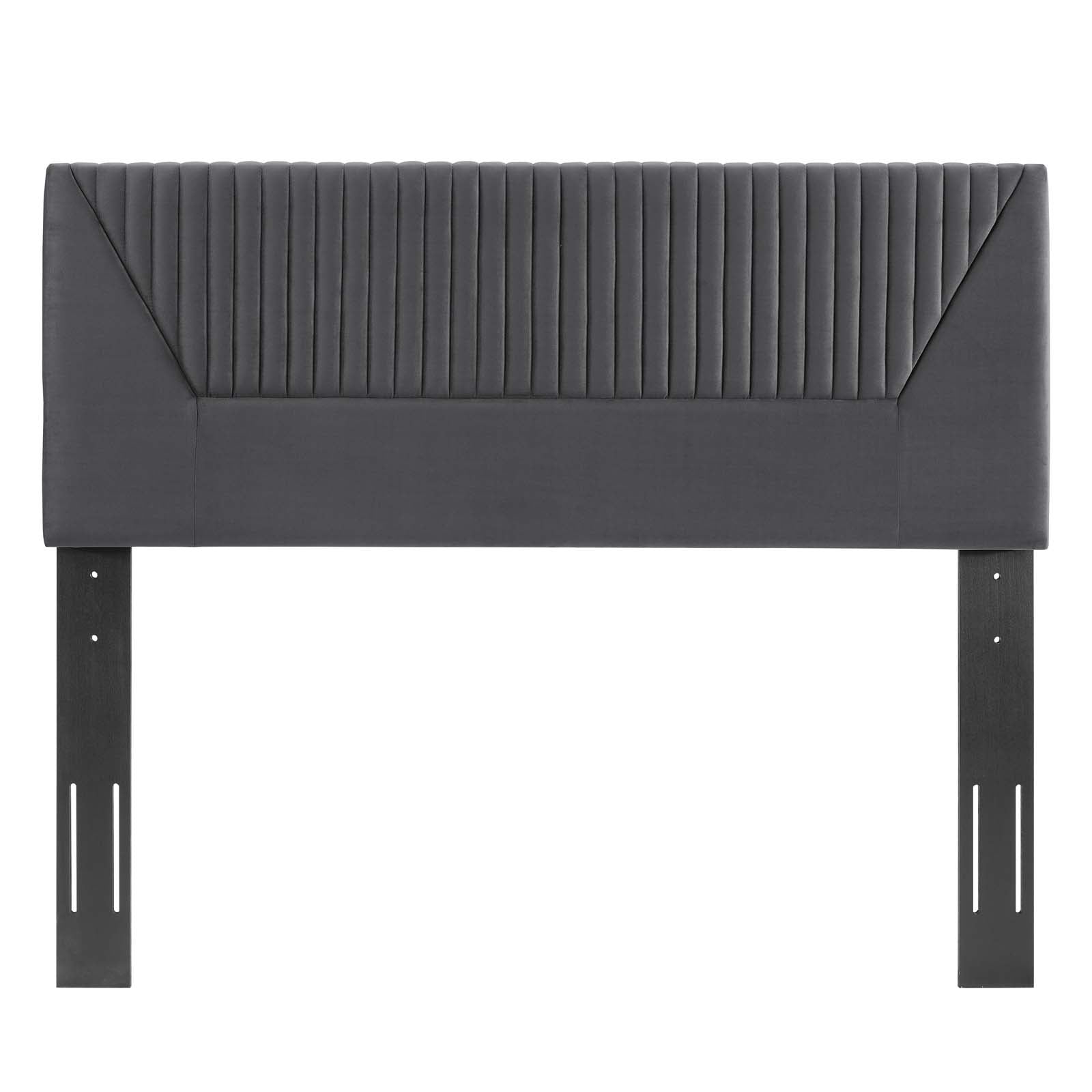 Patience Channel Tufted Performance Velvet Twin Headboard By Modway - MOD-6667 | Headboards | Modishstore - 4