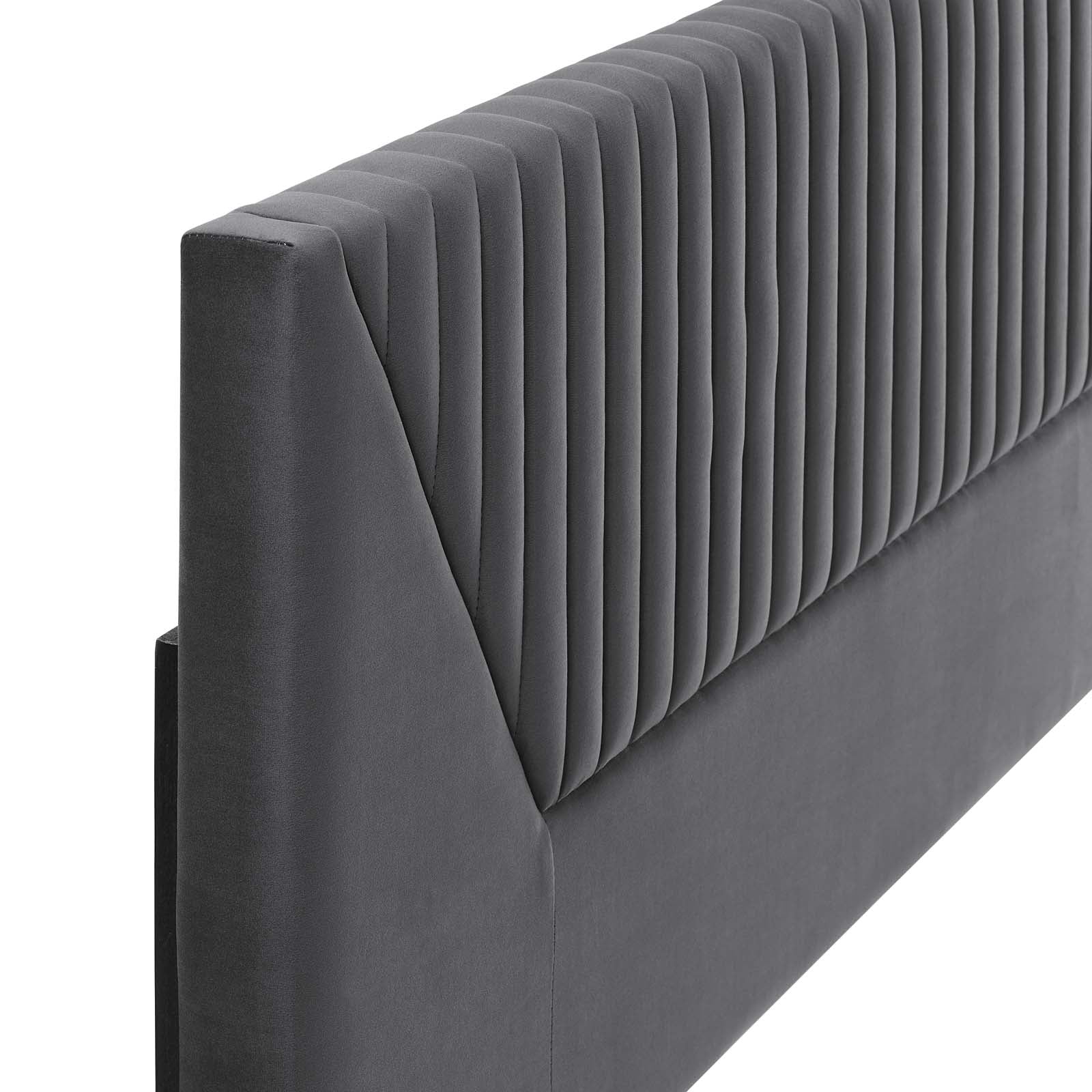 Patience Channel Tufted Performance Velvet Twin Headboard By Modway - MOD-6667 | Headboards | Modishstore - 5