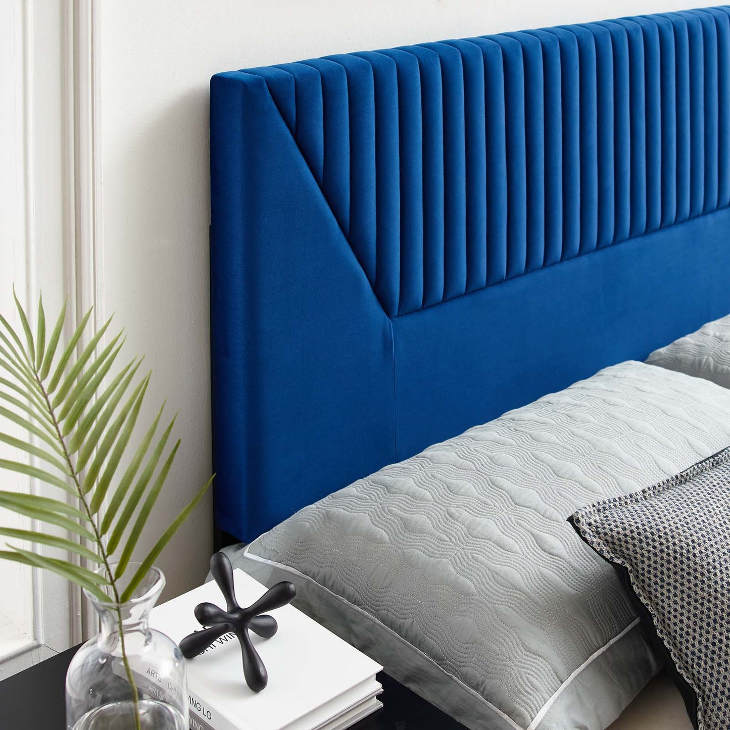 Patience Channel Tufted Performance Velvet Twin Headboard By Modway - MOD-6667 | Headboards | Modishstore - 24