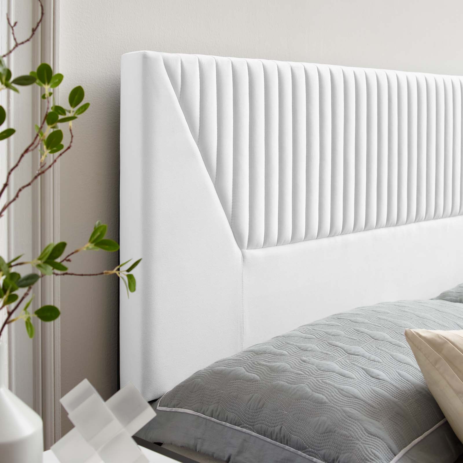 Patience Channel Tufted Performance Velvet Twin Headboard By Modway - MOD-6667 | Headboards | Modishstore - 32