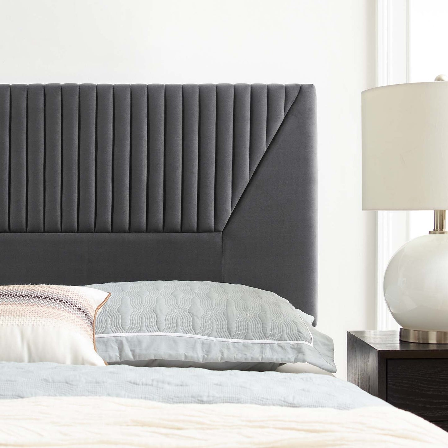 Patience Channel Tufted Performance Velvet Full/Queen Headboard By Modway - MOD-6668 | Headboards | Modishstore