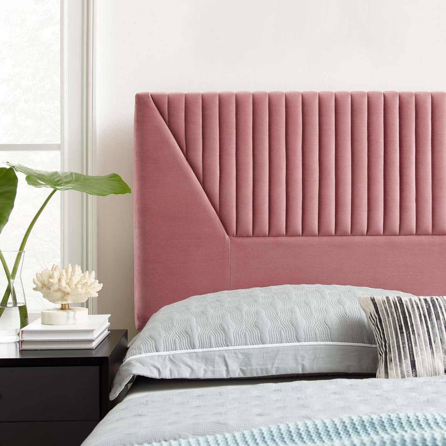 Patience Channel Tufted Performance Velvet Full/Queen Headboard By Modway - MOD-6668 | Headboards | Modishstore - 16