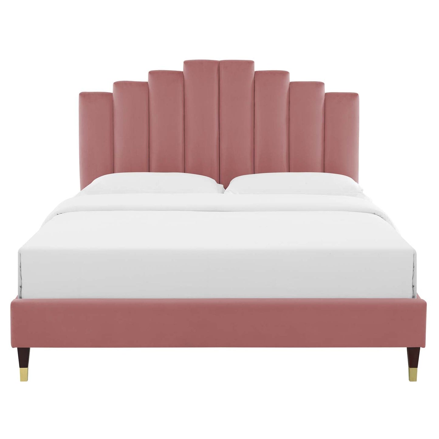 Modway Elise Queen Performance Velvet Platform Bed | Beds | 