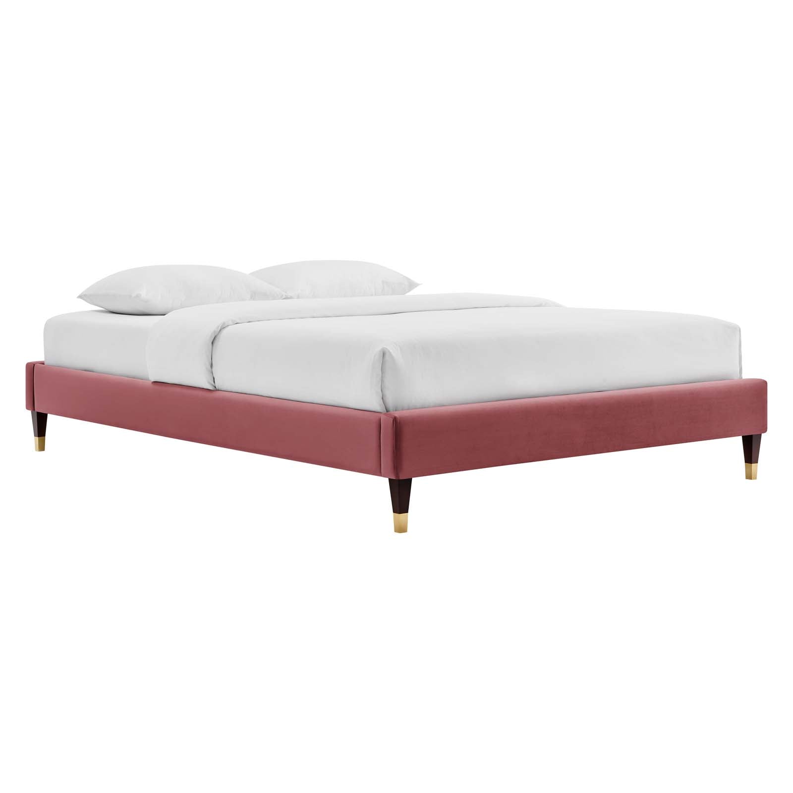 Modway Elise Queen Performance Velvet Platform Bed | Beds | 