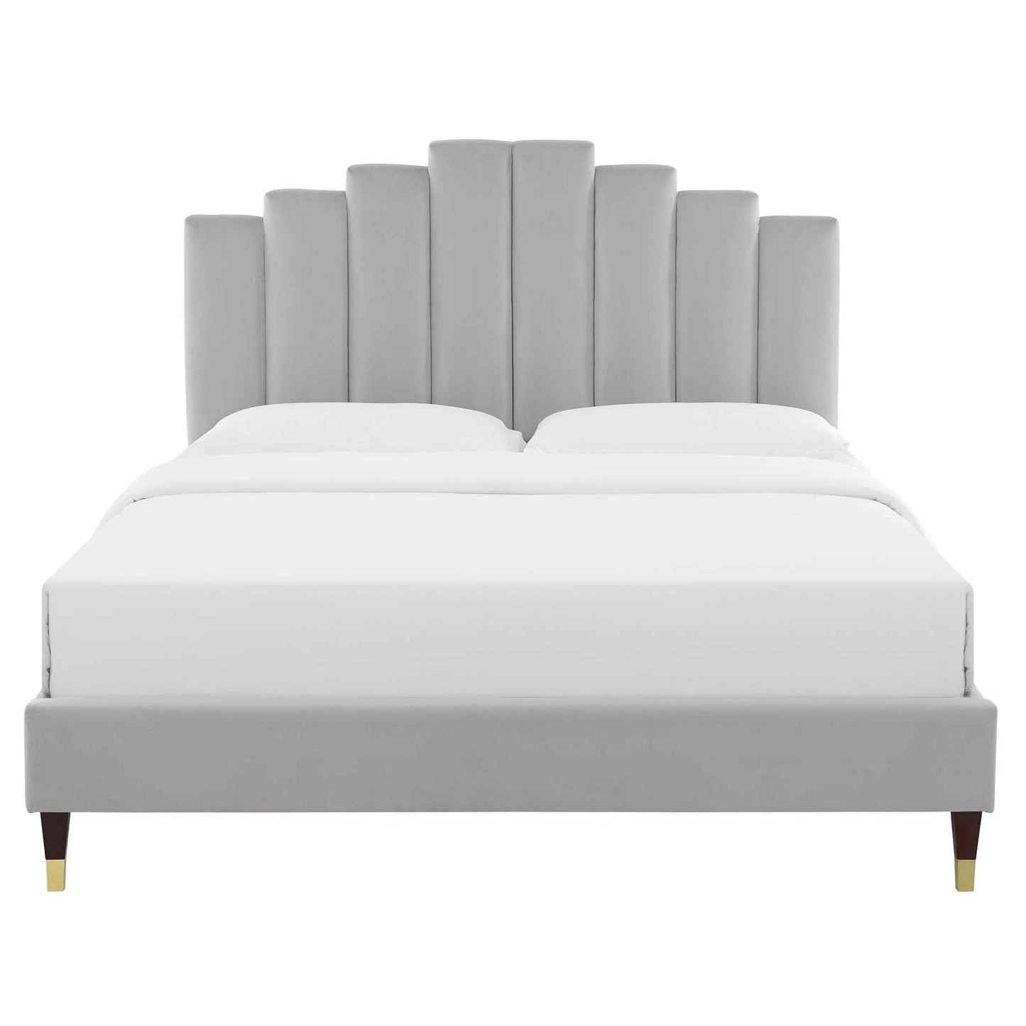 Modway Elise Queen Performance Velvet Platform Bed | Beds | 