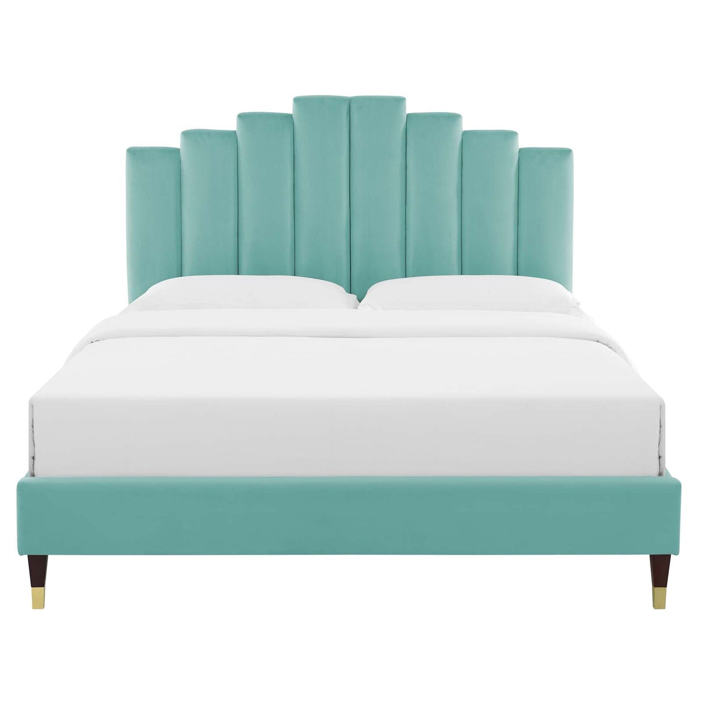 Modway Elise Queen Performance Velvet Platform Bed | Beds | 