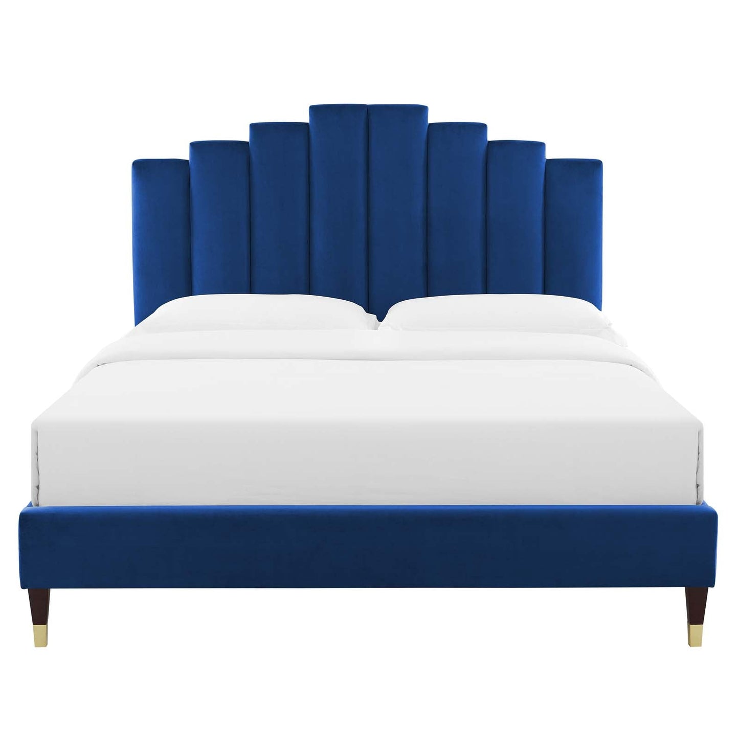 Modway Elise Queen Performance Velvet Platform Bed | Beds | 