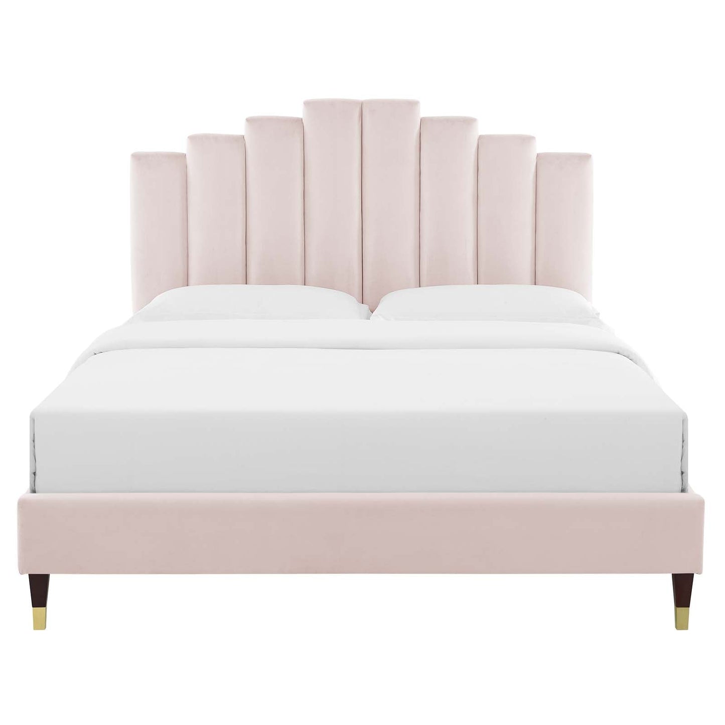 Modway Elise Queen Performance Velvet Platform Bed | Beds | 