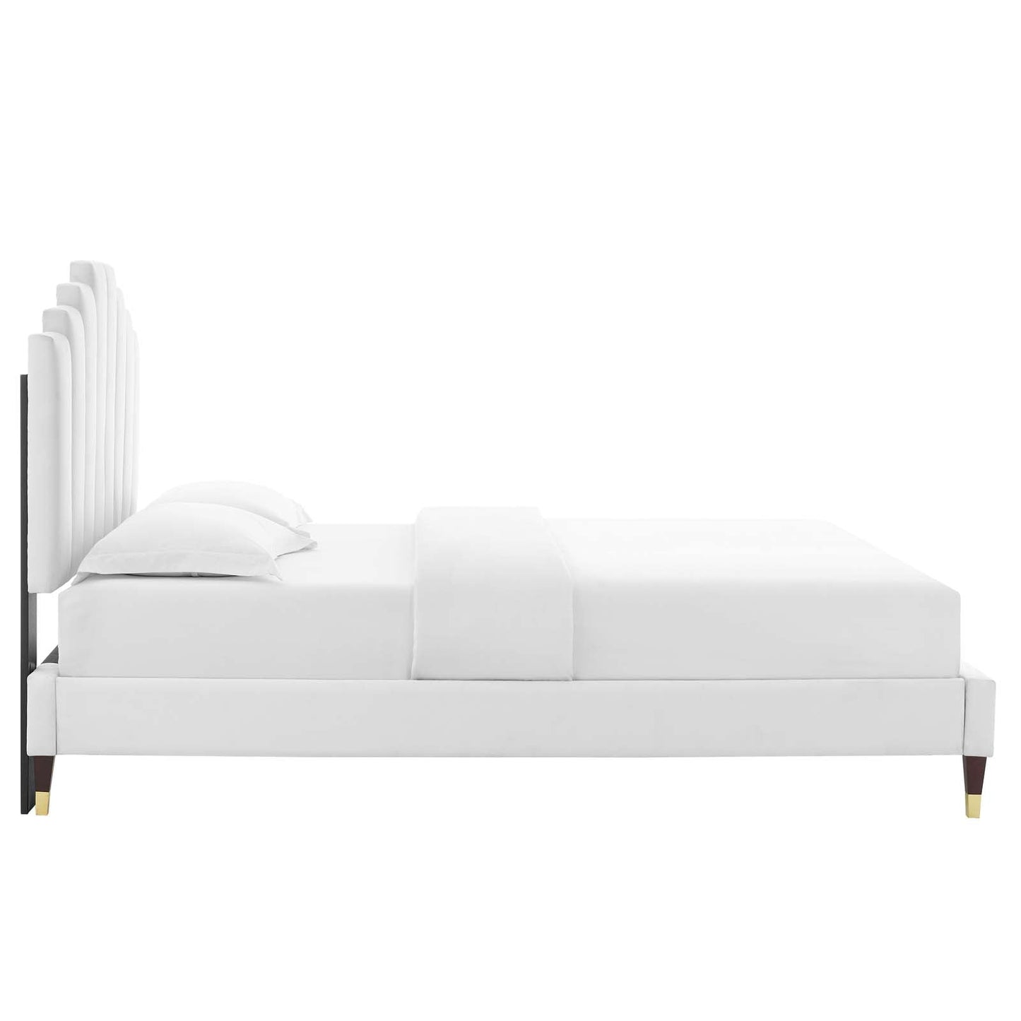 Modway Elise Queen Performance Velvet Platform Bed | Beds | 