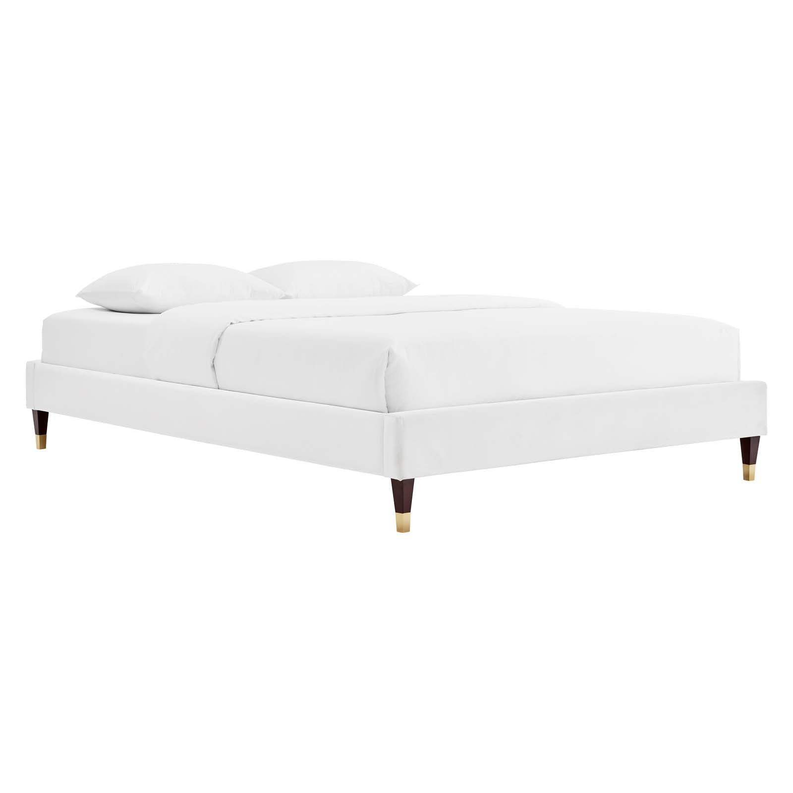 Modway Elise Queen Performance Velvet Platform Bed | Beds | 