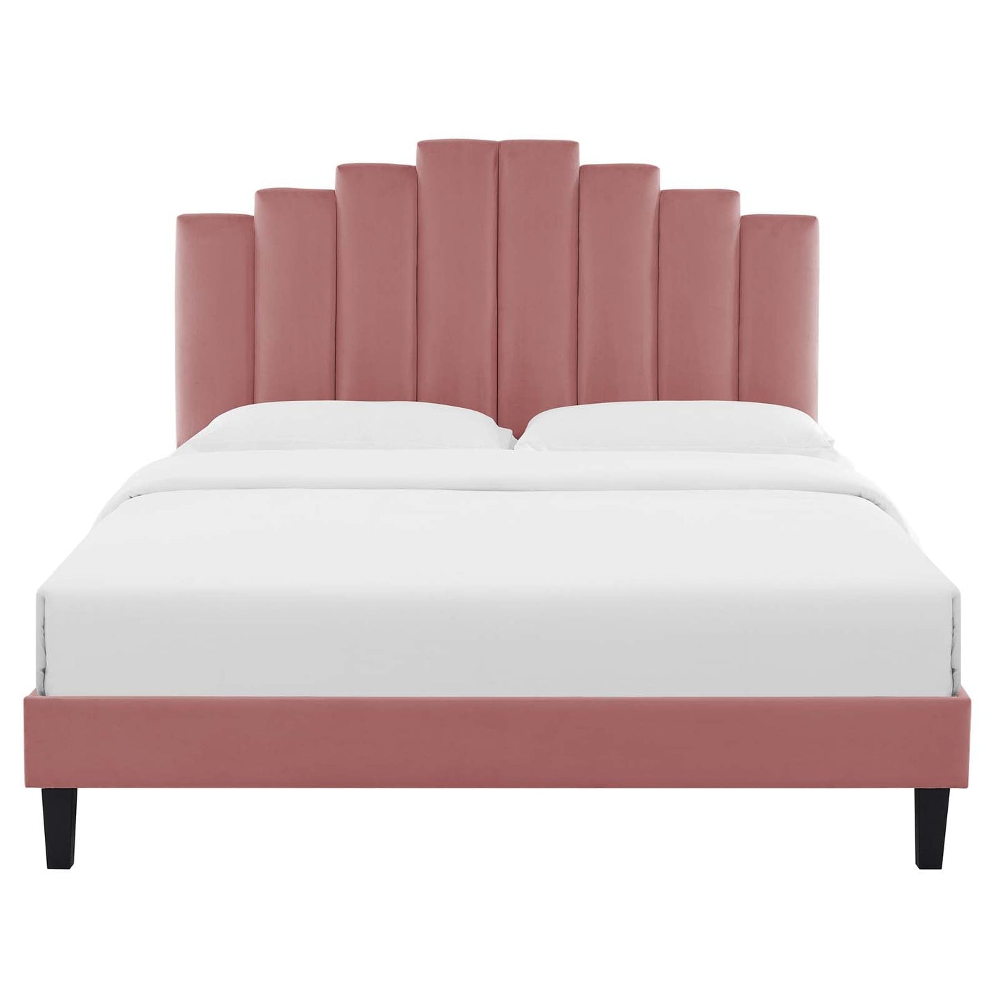 Modway Elise Queen Performance Velvet Platform Bed | Beds | 