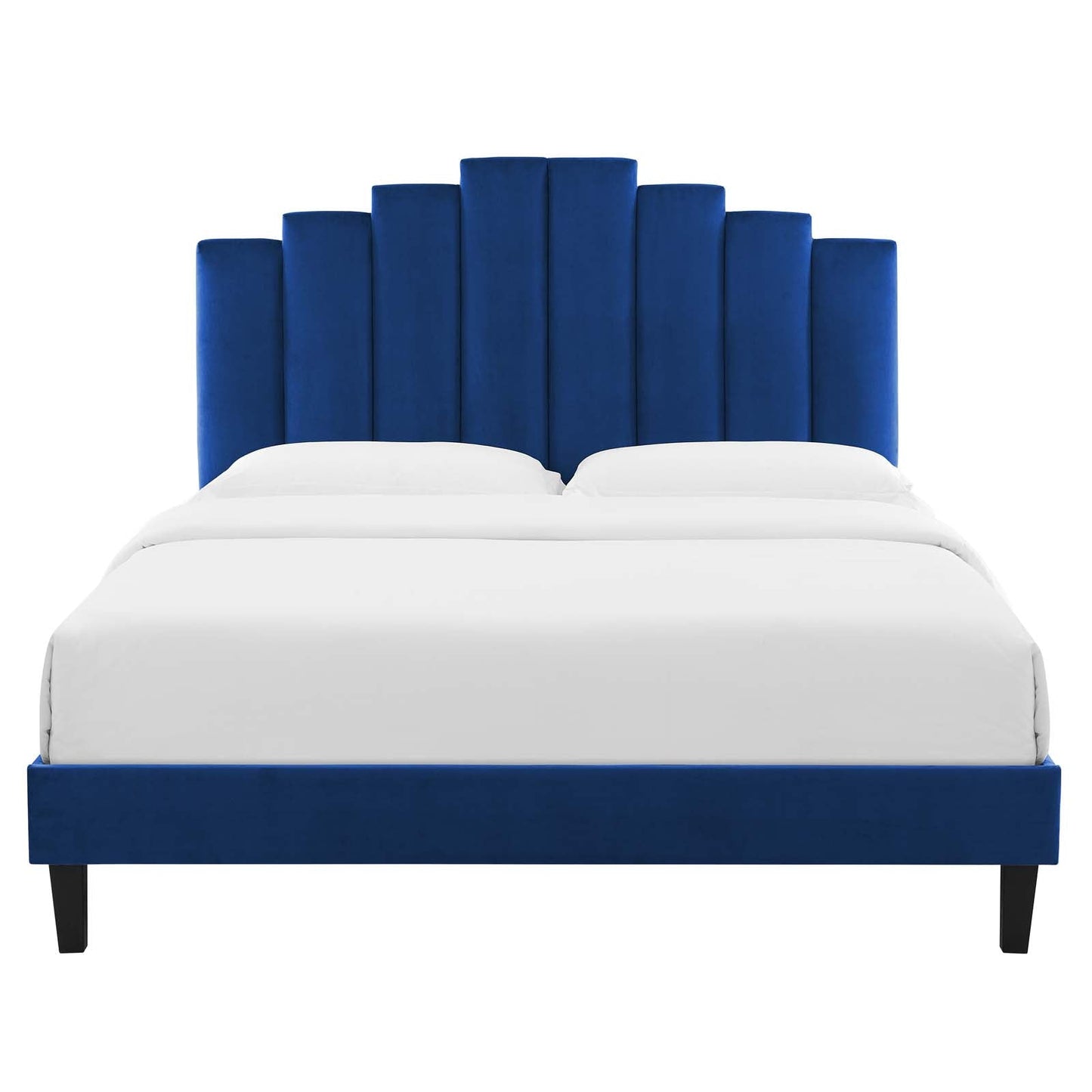 Modway Elise Queen Performance Velvet Platform Bed | Beds | 