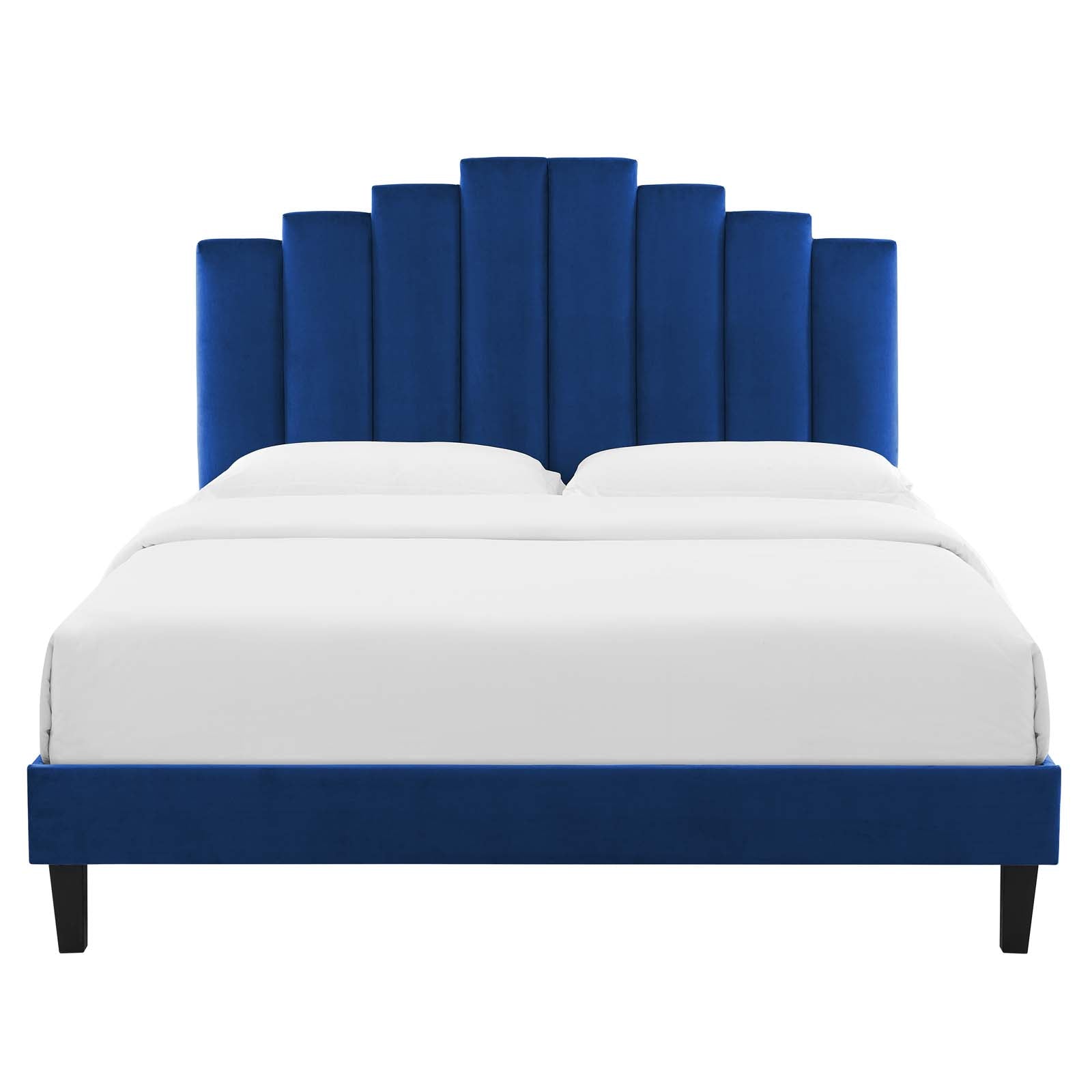 Modway Elise Queen Performance Velvet Platform Bed | Beds | 