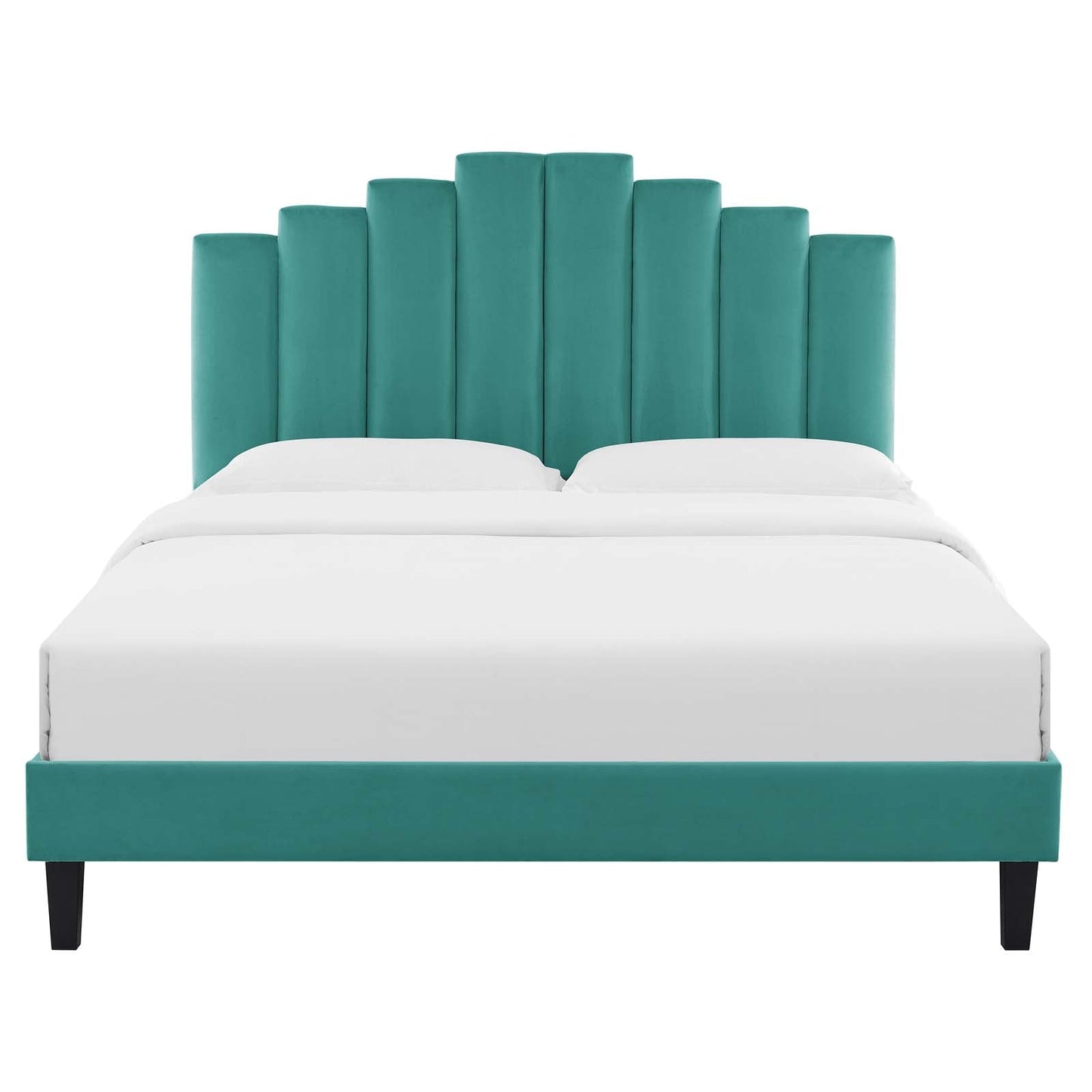 Modway Elise Queen Performance Velvet Platform Bed | Beds | 