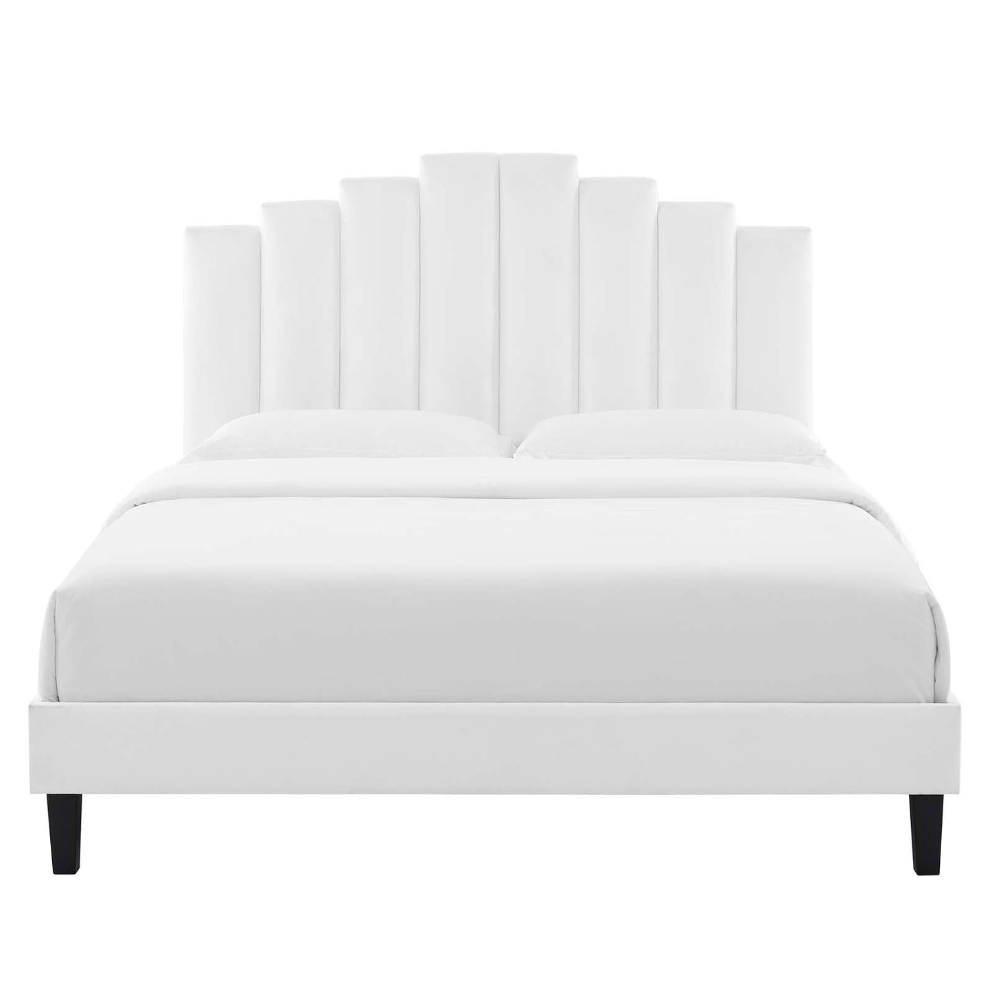 Modway Elise Queen Performance Velvet Platform Bed | Beds | 