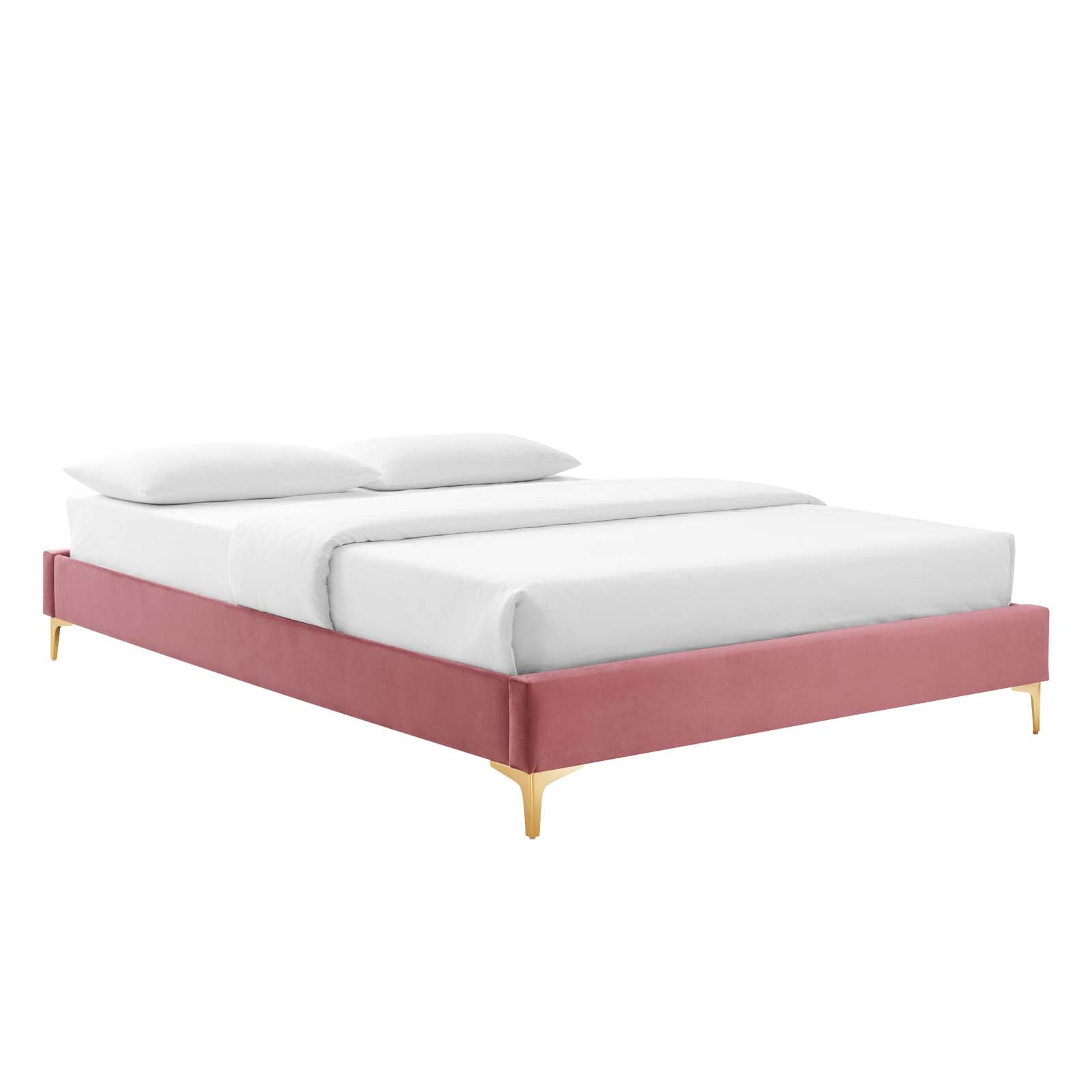 Modway Elise Queen Performance Velvet Platform Bed | Beds | 