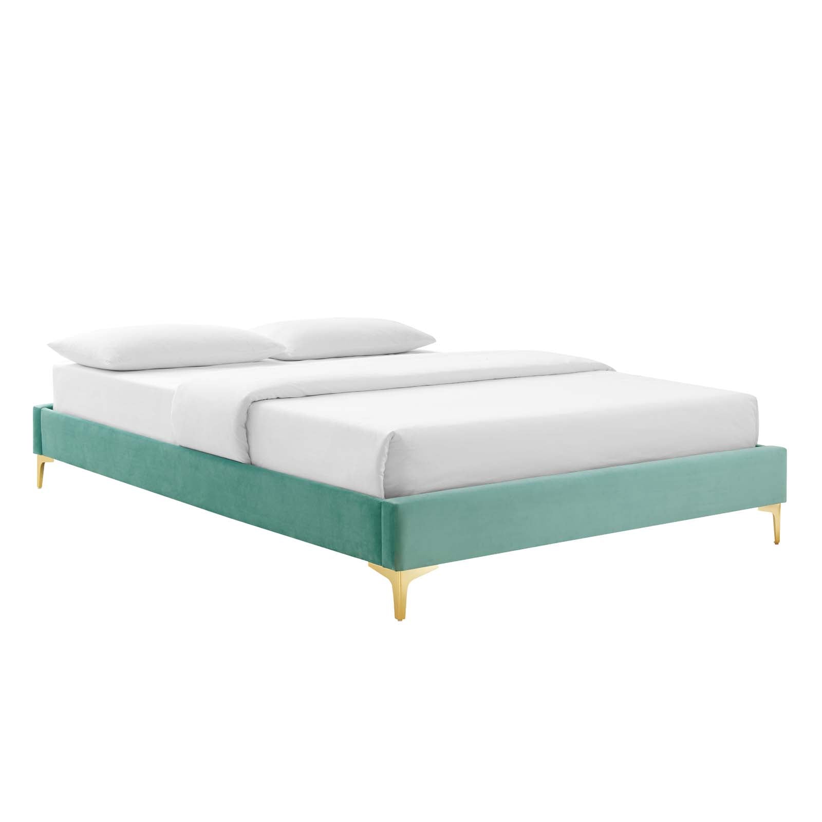 Modway Elise Queen Performance Velvet Platform Bed | Beds | 