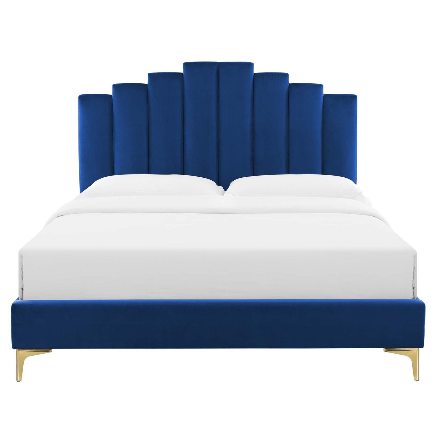 Modway Elise Queen Performance Velvet Platform Bed | Beds | 